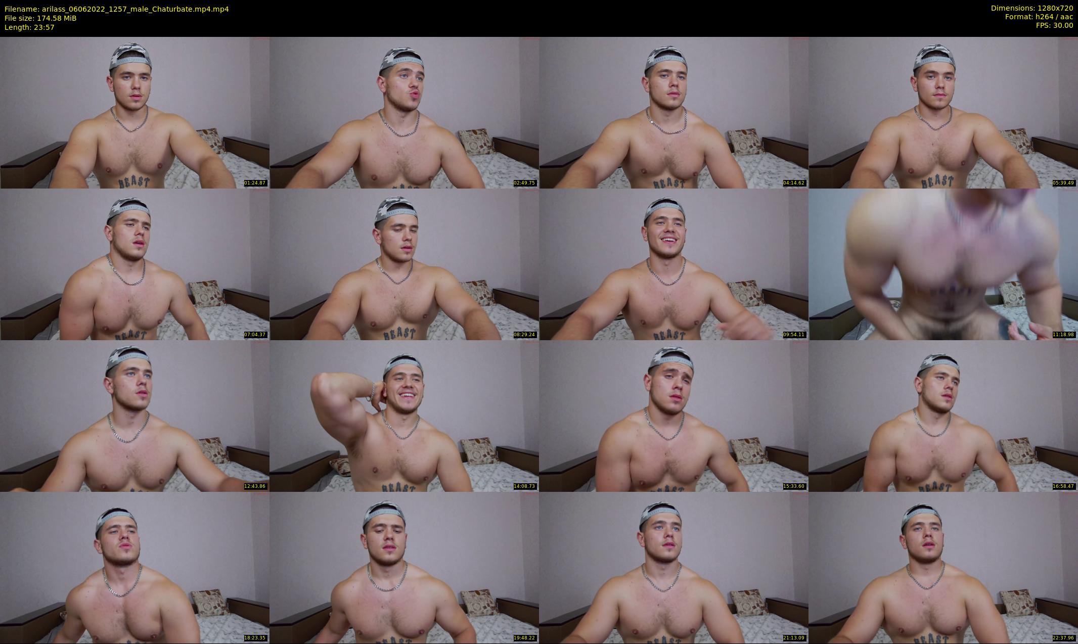 arilass — 24 minute Chaturbate male cam show recording, 720p, Jun 6, 2022