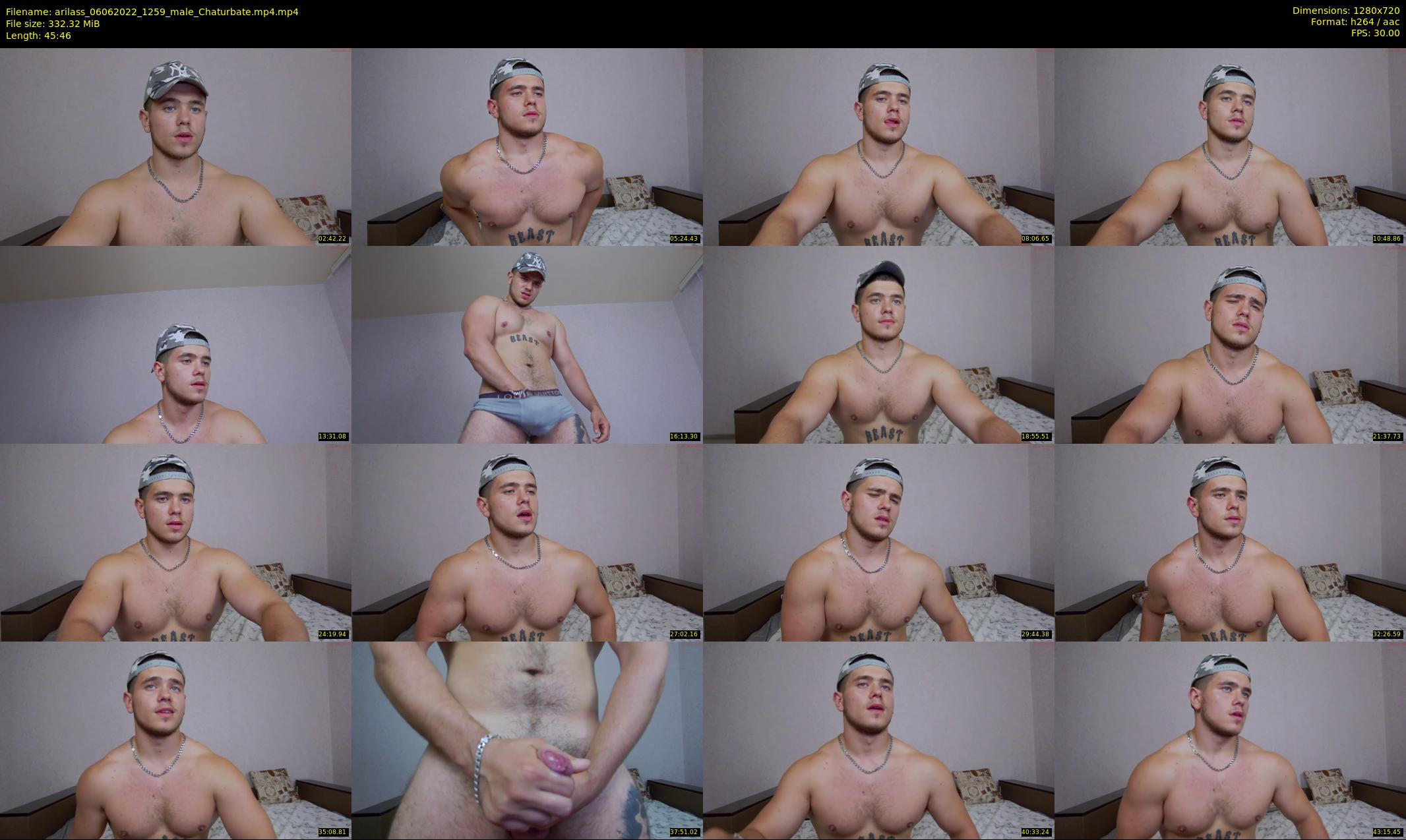 arilass — 46 minute Chaturbate male cam show recording, 720p, Jun 6, 2022