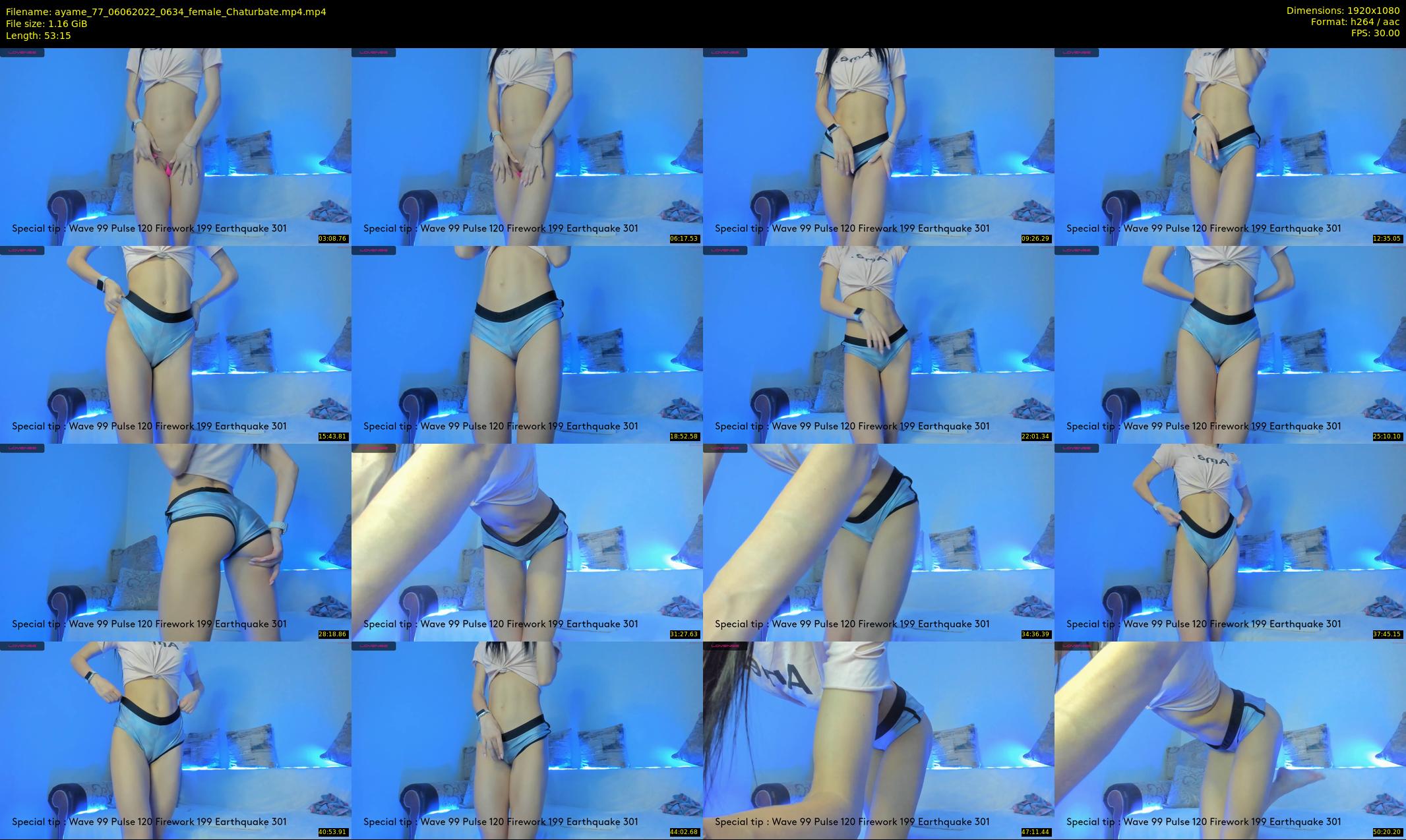 ayame_77 — 54 minute Chaturbate female cam show recording, 1080p, Jun 6, 2022