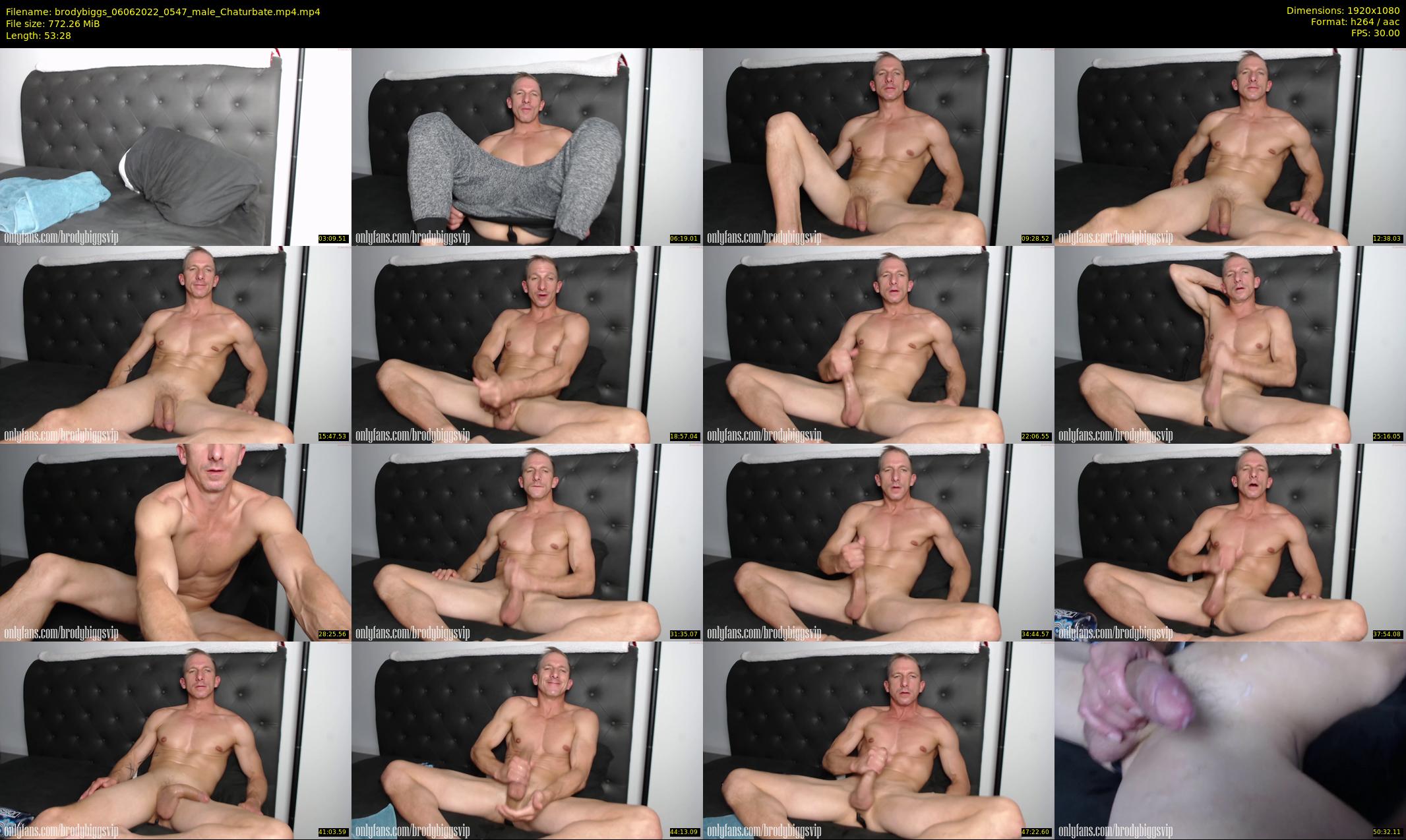 brodybiggs — 54 minute Chaturbate male cam show recording, 1080p, Jun 6, 2022