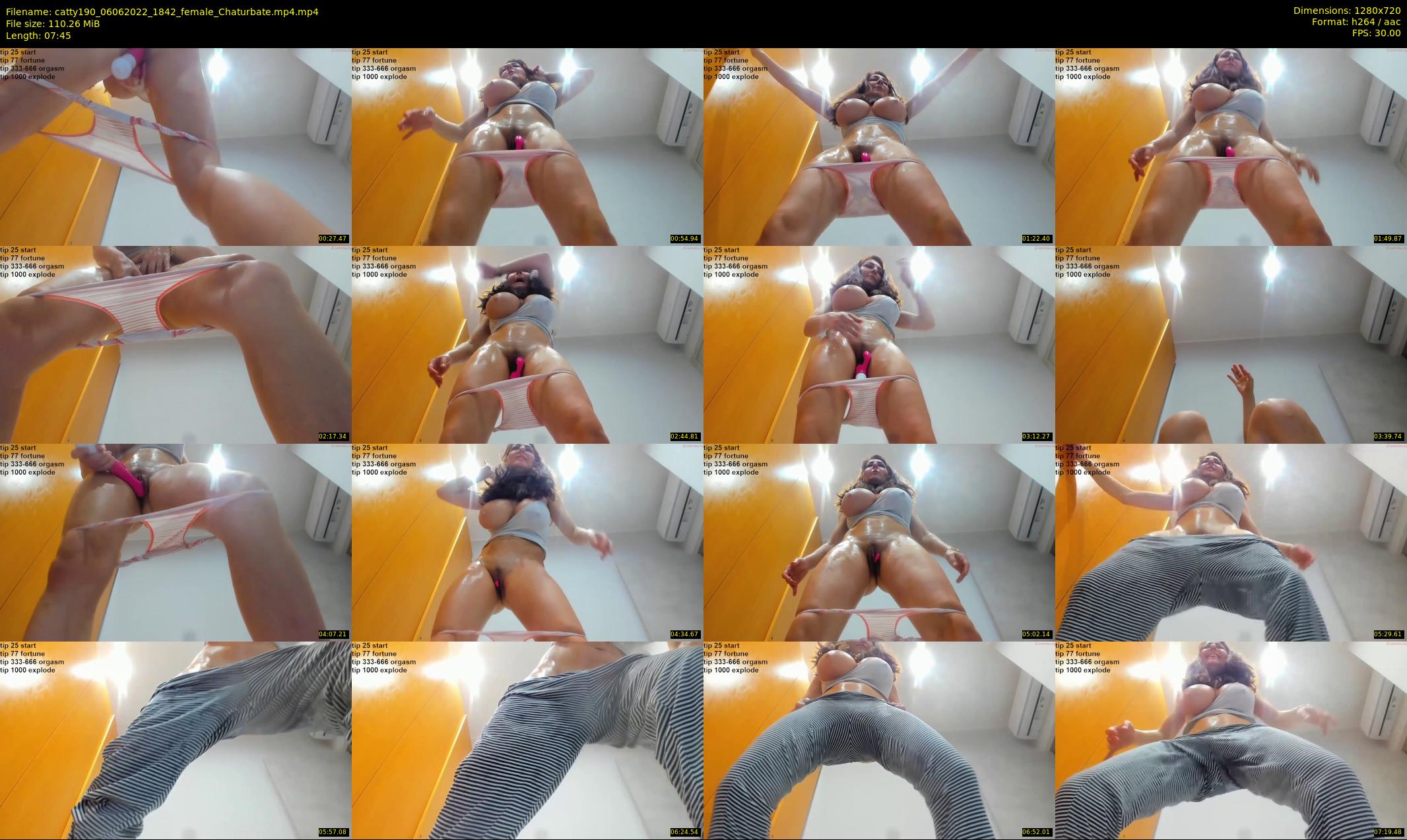 catty190 — 8 minute Chaturbate female cam show recording, 720p, Jun 6, 2022