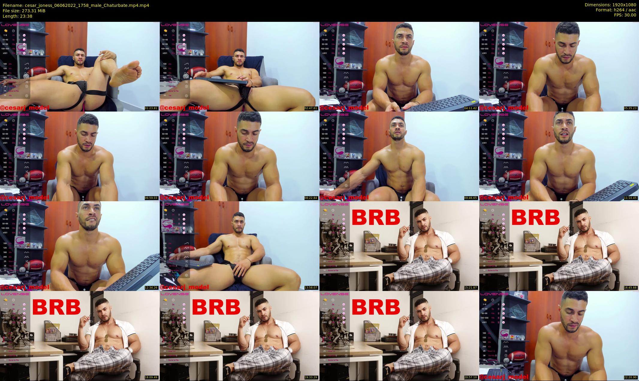 cesar_joness — 24 minute Chaturbate male cam show recording, 1080p, Jun 6, 2022