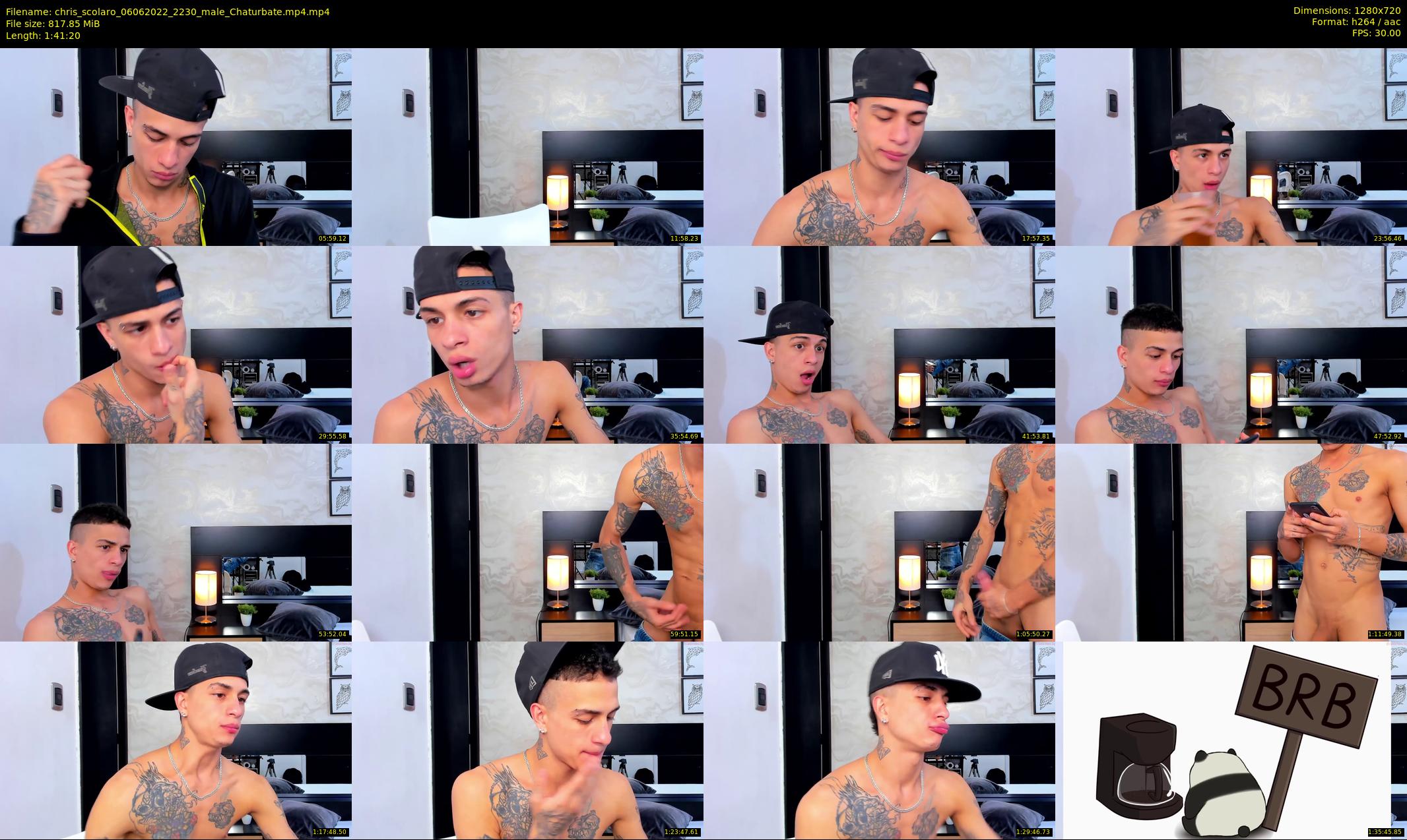 chris_scolaro — 102 minute Chaturbate male cam show recording, 720p, Jun 6, 2022