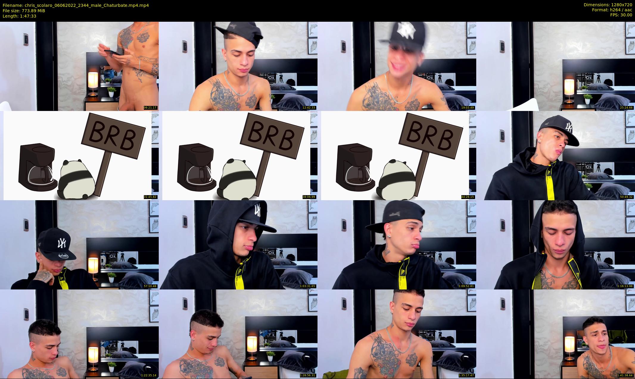 chris_scolaro — 108 minute Chaturbate male cam show recording, 720p, Jun 6, 2022