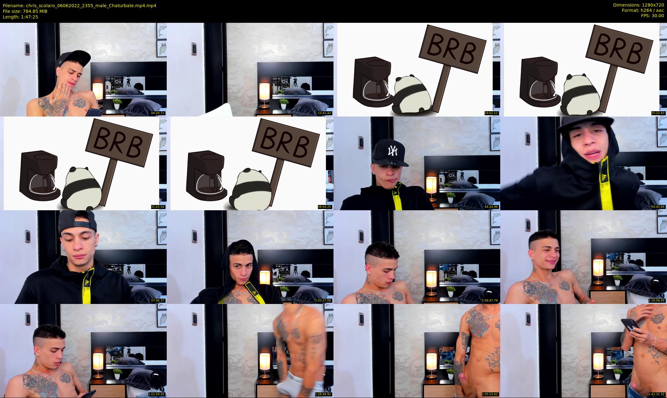 chris_scolaro — 108 minute Chaturbate male cam show recording, 720p, Jun 6, 2022