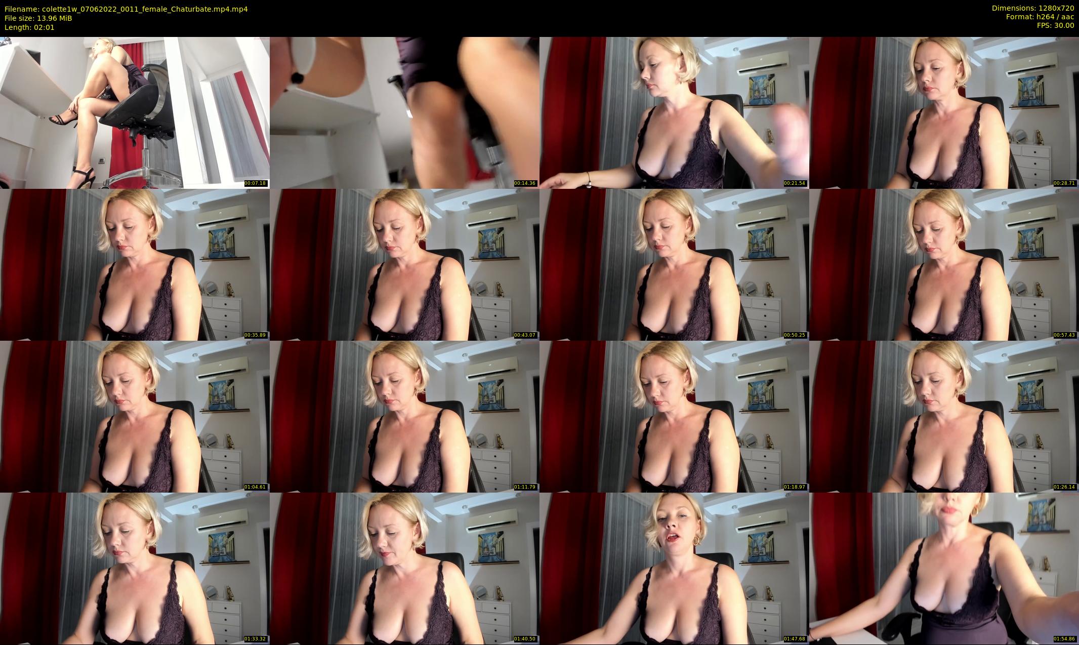colette1w — 3 minute Chaturbate female cam show recording, 720p, Jun 7, 2022