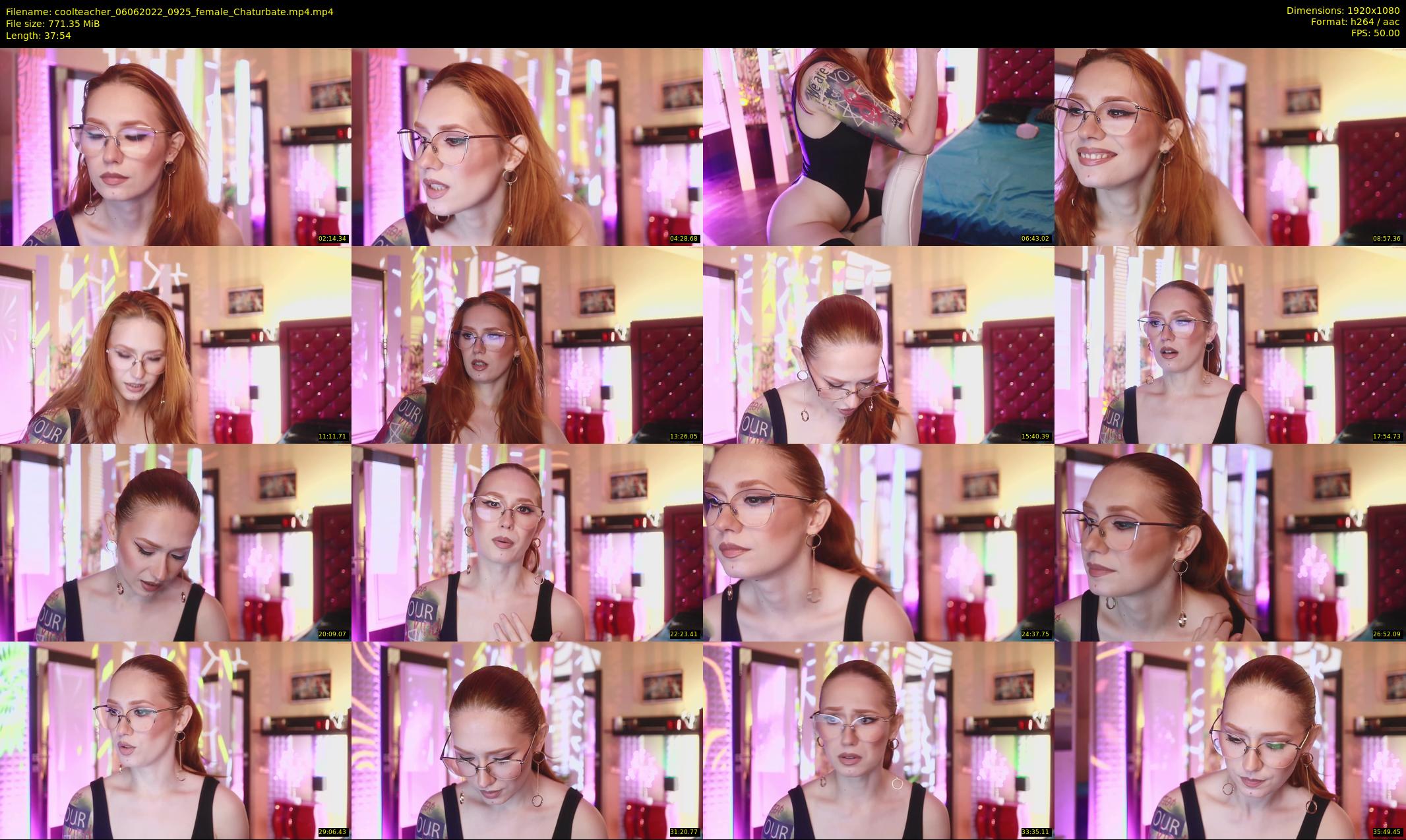 coolteacher — 38 minute Chaturbate female cam show recording, 1080p, Jun 6, 2022