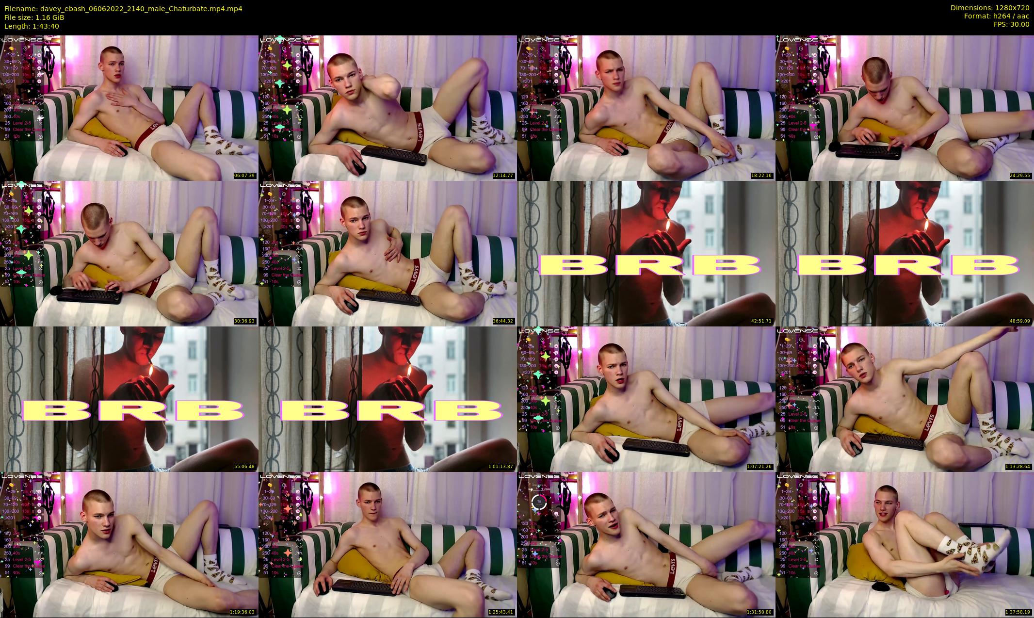 davey_ebash — 104 minute Chaturbate male cam show recording, 720p, Jun 6, 2022