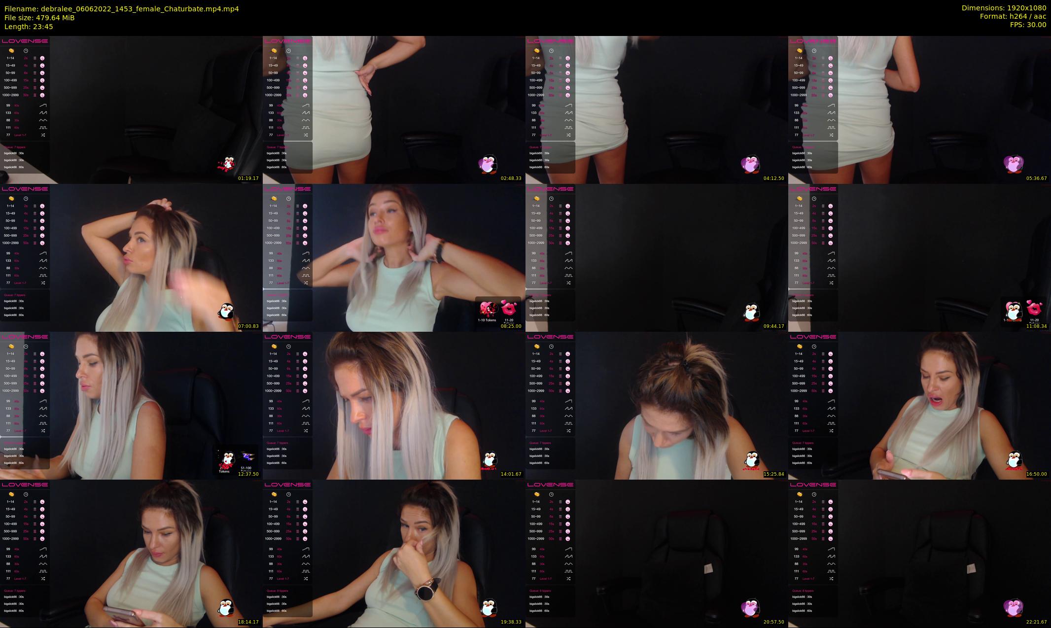 debralee — 24 minute Chaturbate female cam show recording, 1080p, Jun 6, 2022