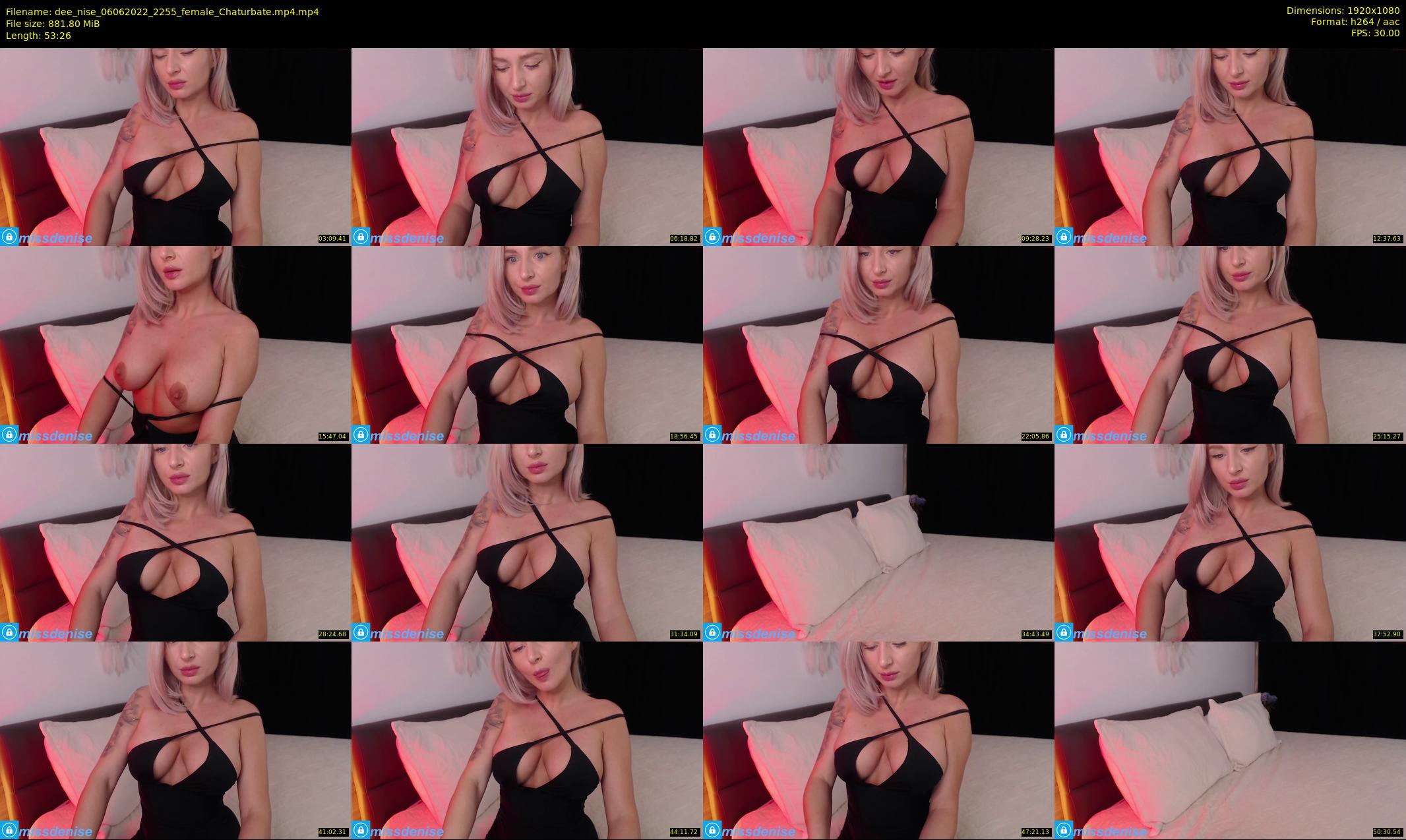 dee_nise — 54 minute Chaturbate female cam show recording, 1080p, Jun 6, 2022