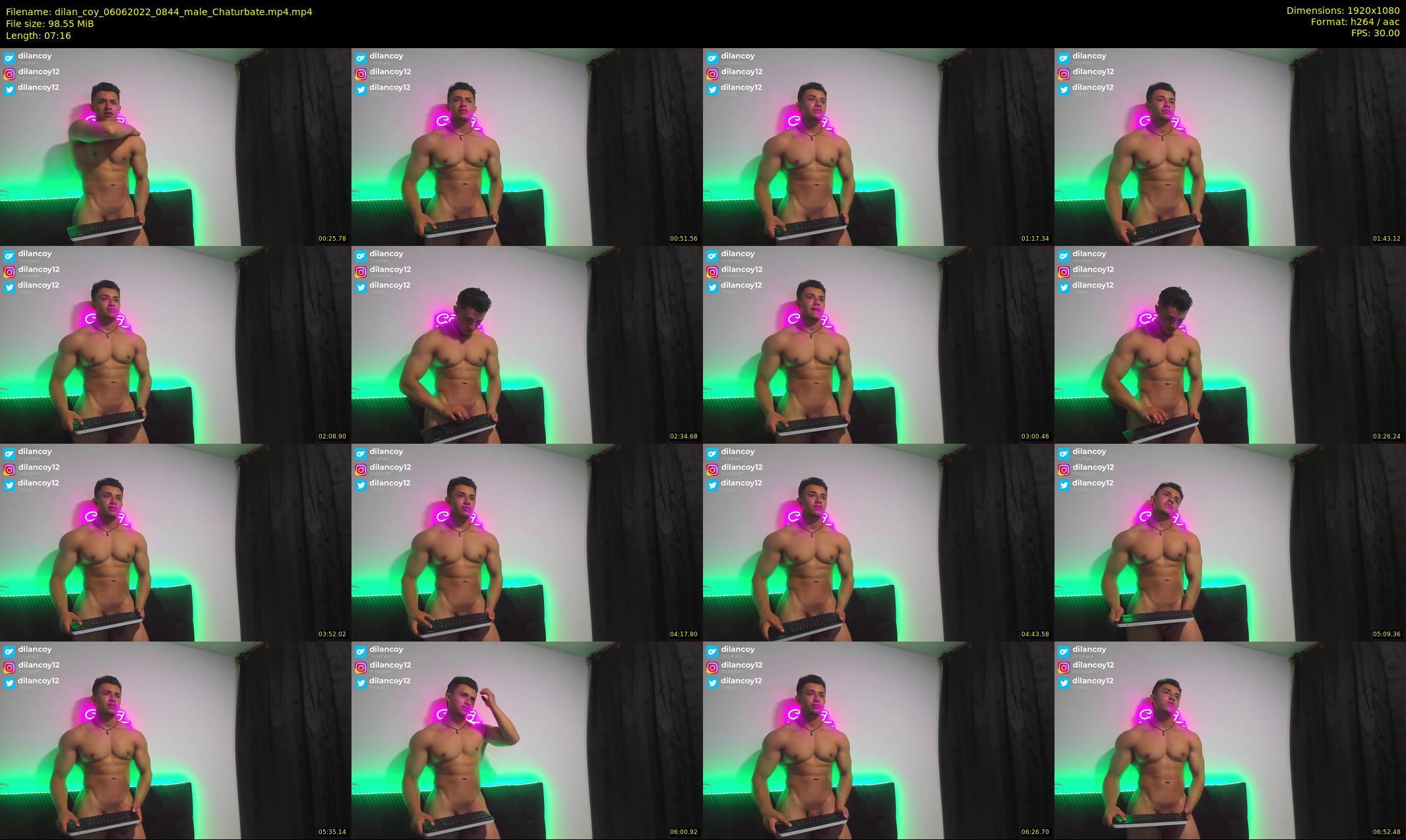 dilan_coy — 8 minute Chaturbate male cam show recording, 1080p, Jun 6, 2022