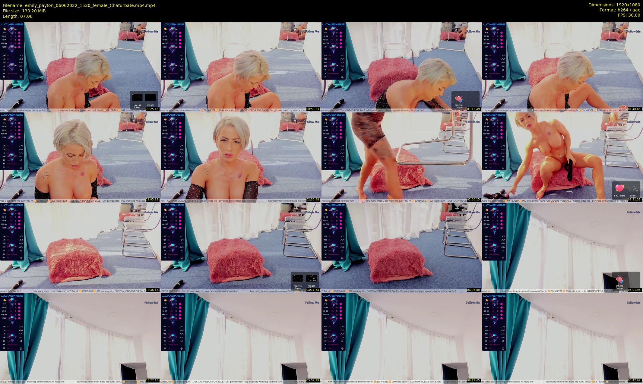 emily_payton — 8 minute Chaturbate female cam show recording, 1080p, Jun 6, 2022