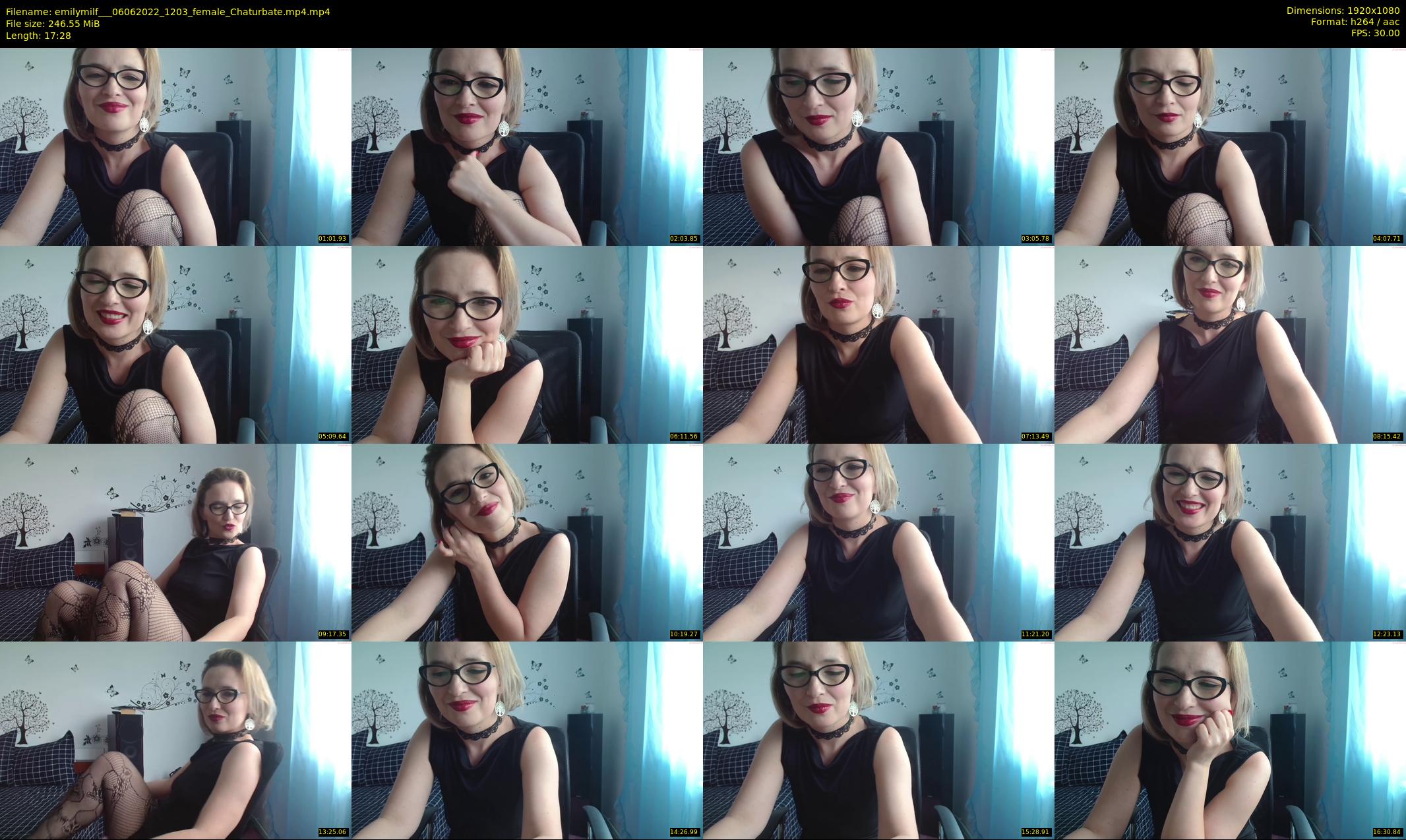 emilymilf__ — 18 minute Chaturbate female cam show recording, 1080p, Jun 6, 2022
