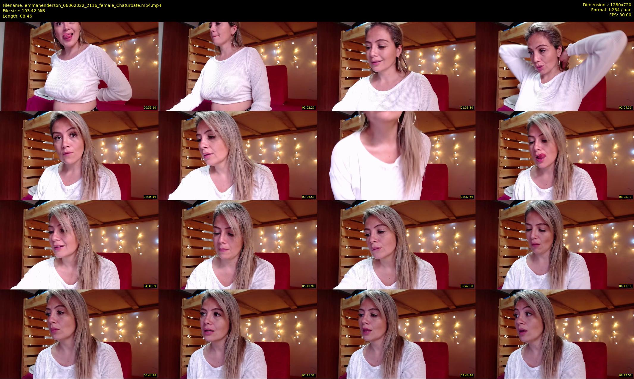 emmahenderson — 9 minute Chaturbate female cam show recording, 720p, Jun 6, 2022