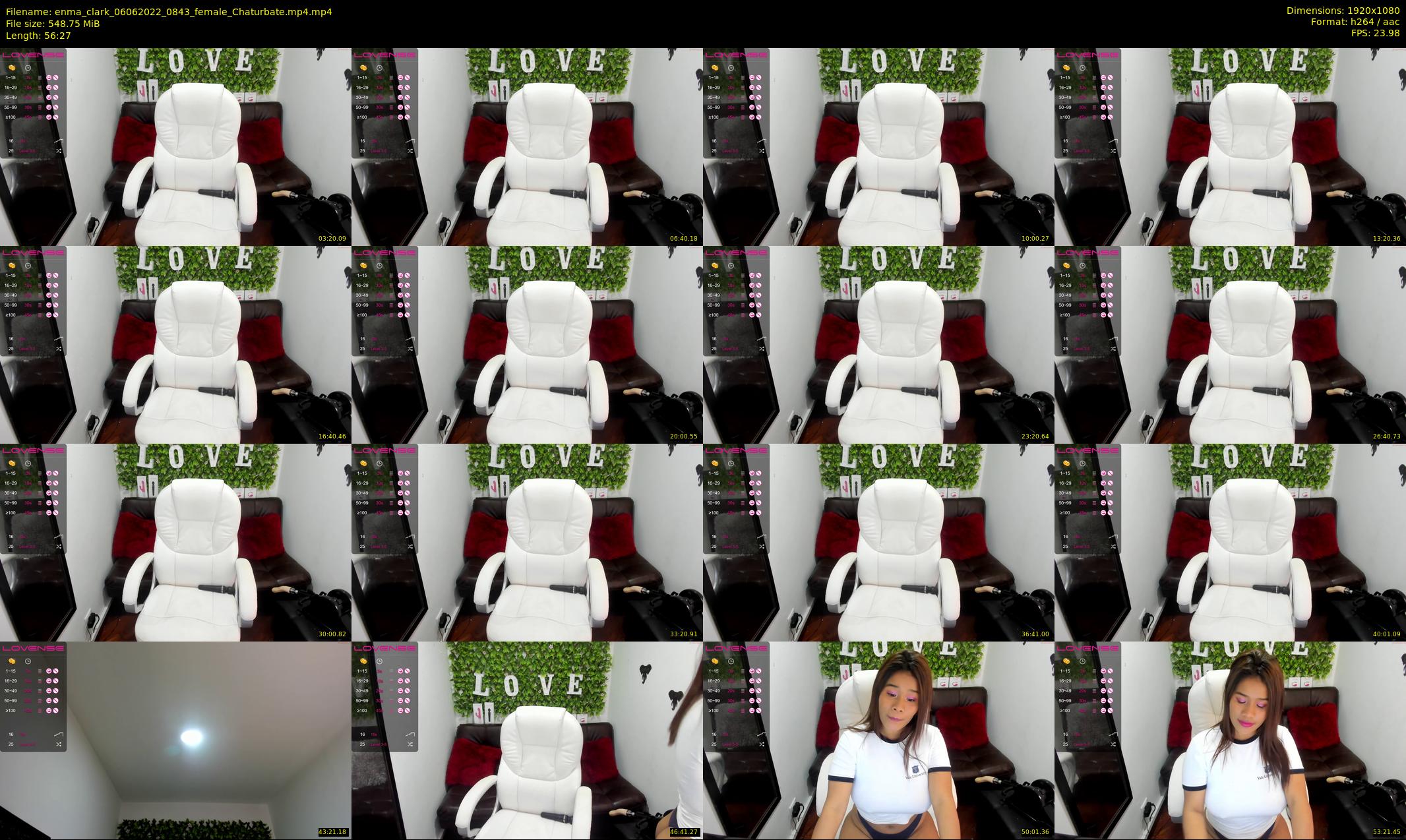 enma_clark — 57 minute Chaturbate female cam show recording, 1080p, Jun 6, 2022