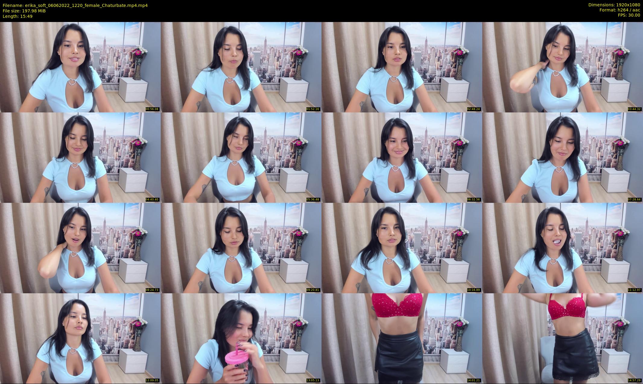 erika_soft — 16 minute Chaturbate female cam show recording, 1080p, Jun 6, 2022