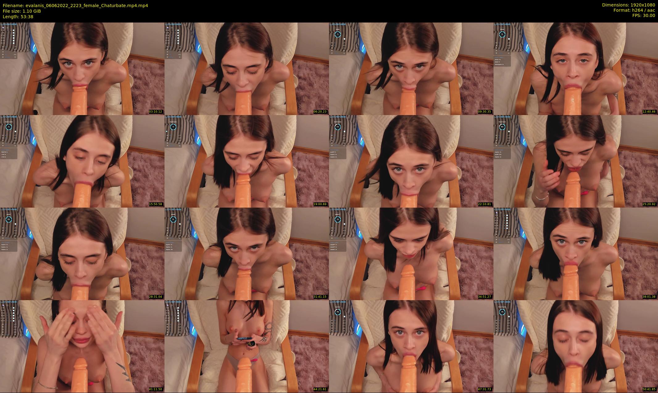 evalanis — 54 minute Chaturbate couple cam show recording, 1080p, Jun 6, 2022