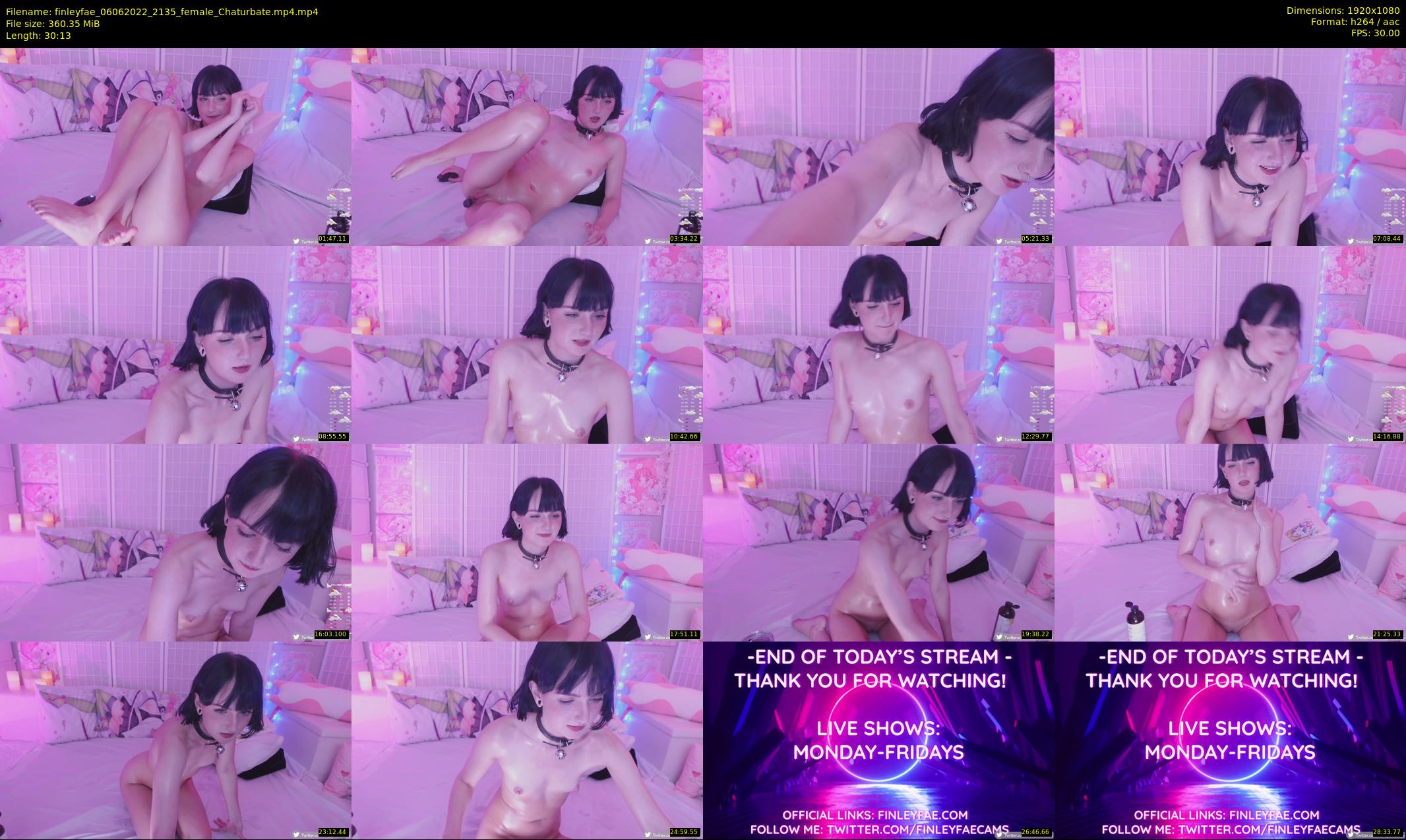 finleyfae — 31 minute Chaturbate female cam show recording, 1080p, Jun 6, 2022