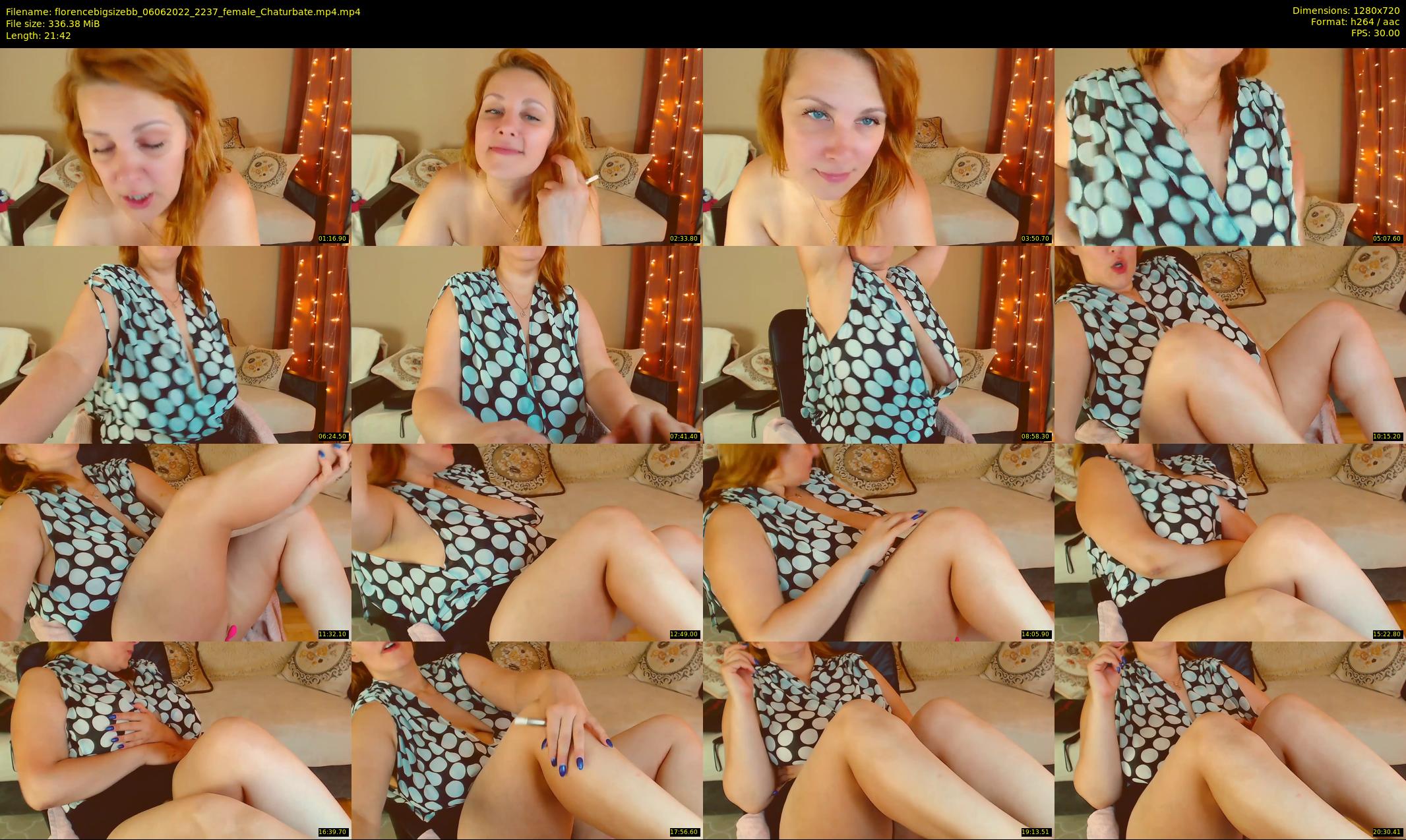 florencebigsizebb — 22 minute Chaturbate female cam show recording, 720p, Jun 6, 2022