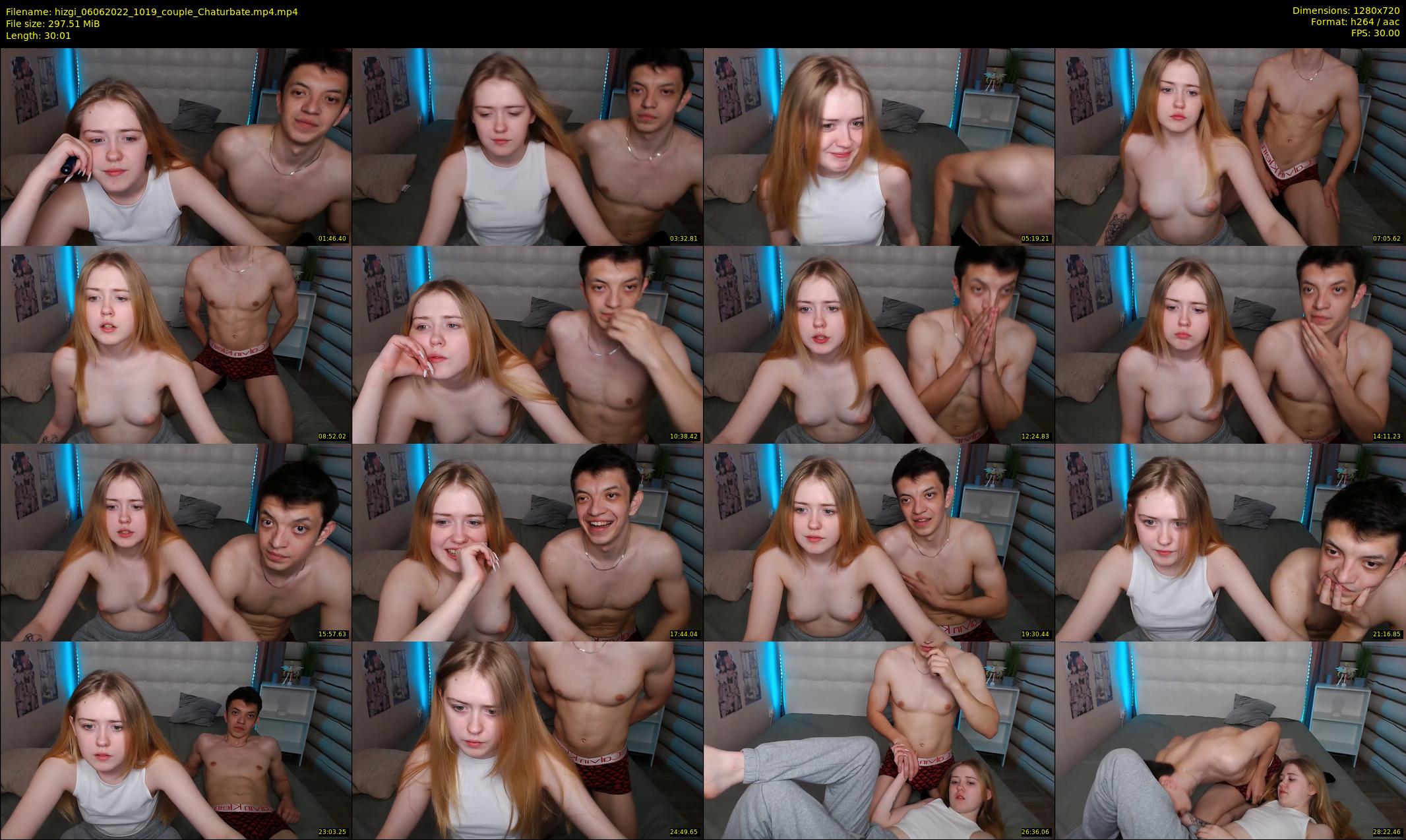 hizgi — 31 minute Chaturbate couple cam show recording, 720p, Jun 6, 2022