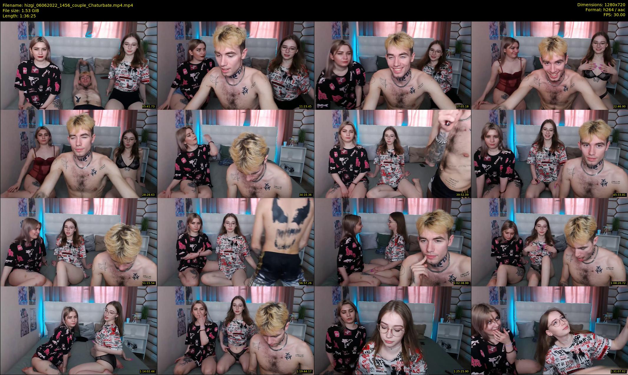 hizgi — 97 minute Chaturbate couple cam show recording, 720p, Jun 6, 2022