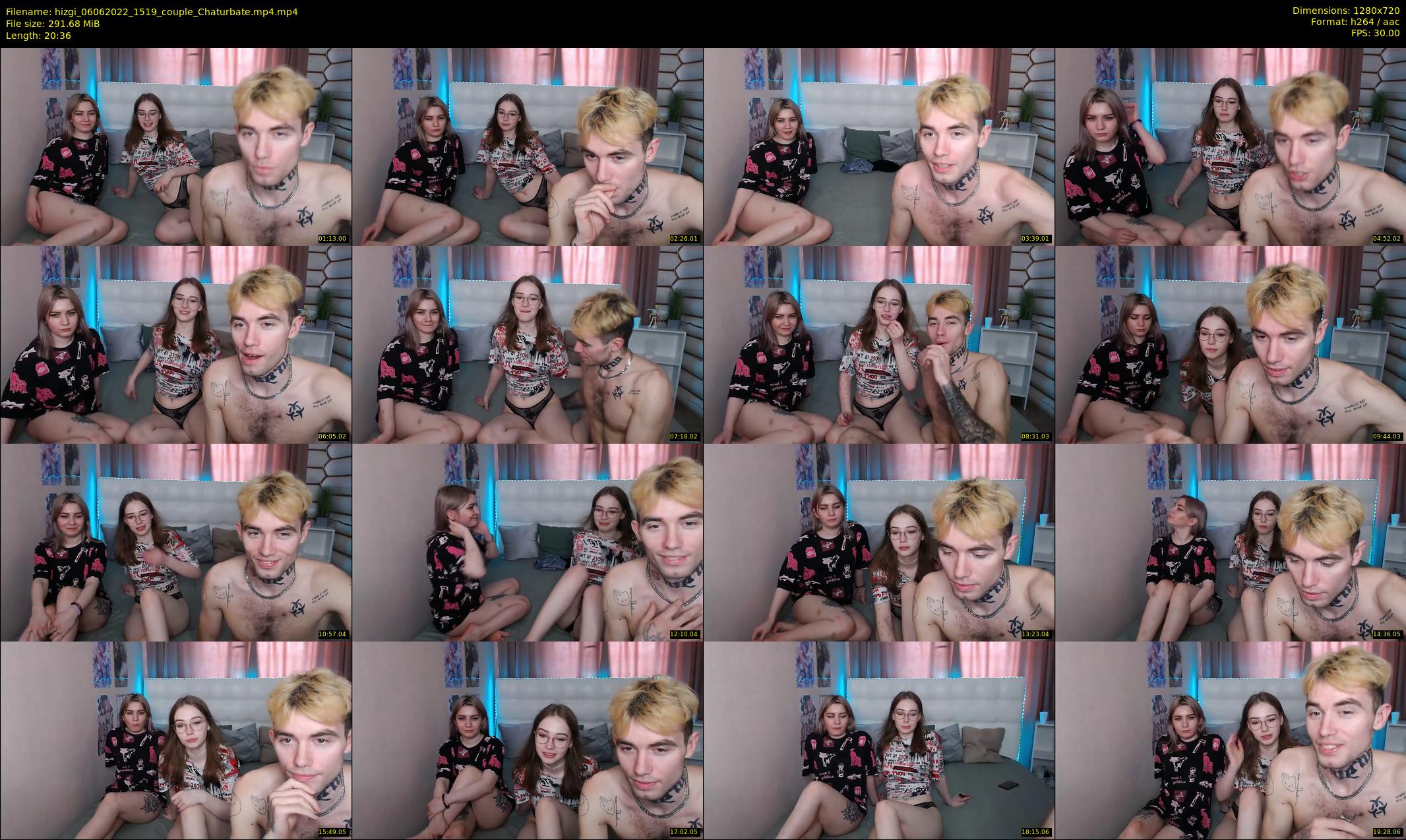 hizgi — 21 minute Chaturbate couple cam show recording, 720p, Jun 6, 2022