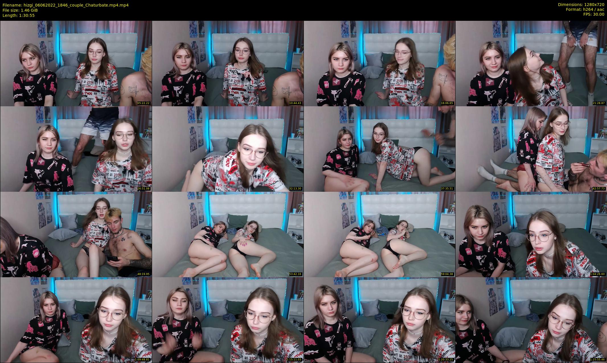 hizgi — 91 minute Chaturbate couple cam show recording, 720p, Jun 6, 2022