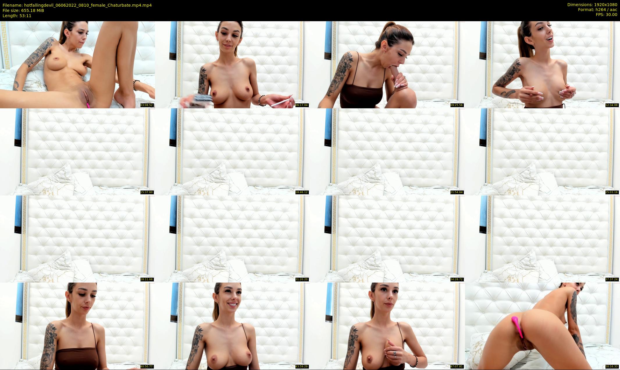 hotfallingdevil — 54 minute Chaturbate female cam show recording, 1080p, Jun 6, 2022