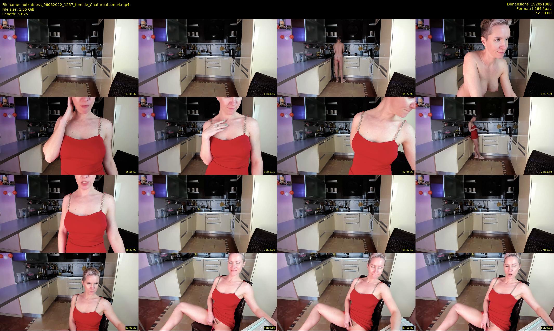hotkatness — 54 minute Chaturbate female cam show recording, 1080p, Jun 6, 2022