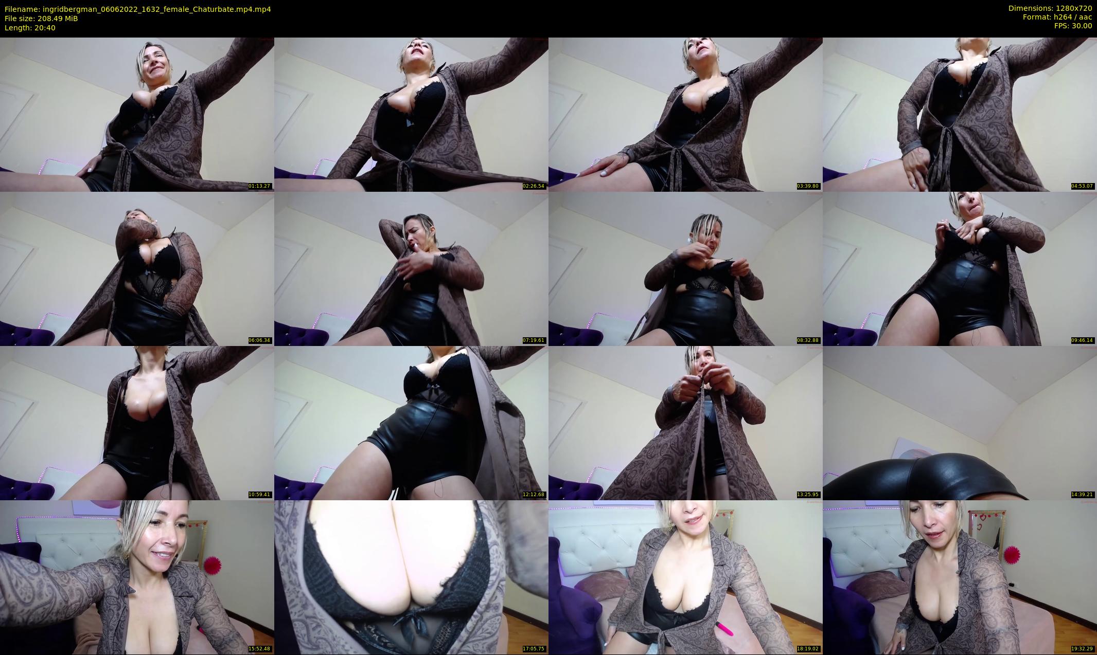 ingridbergman — 21 minute Chaturbate female cam show recording, 720p, Jun 6, 2022