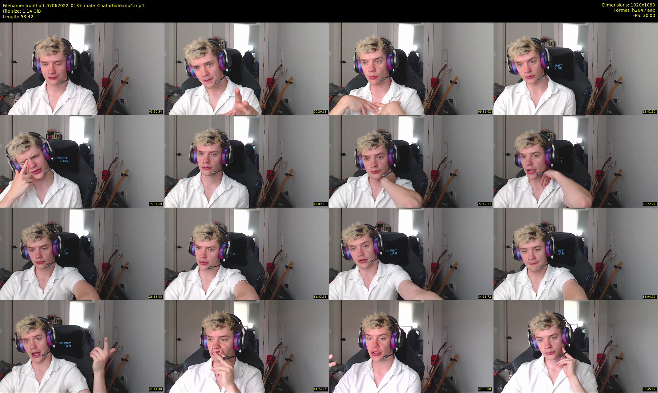ironthud — 54 minute Chaturbate male cam show recording, 1080p, Jun 7, 2022