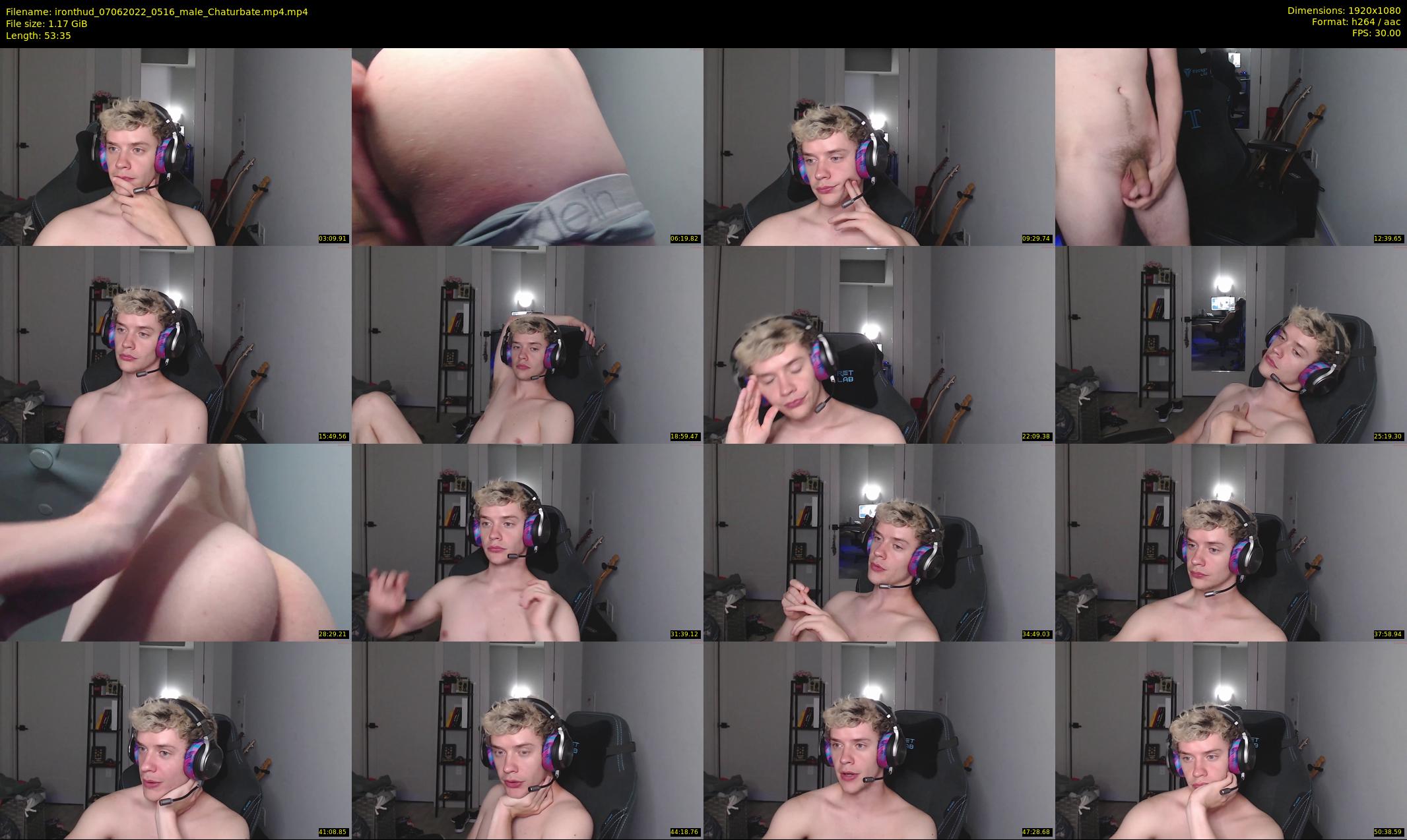 ironthud — 54 minute Chaturbate male cam show recording, 1080p, Jun 7, 2022