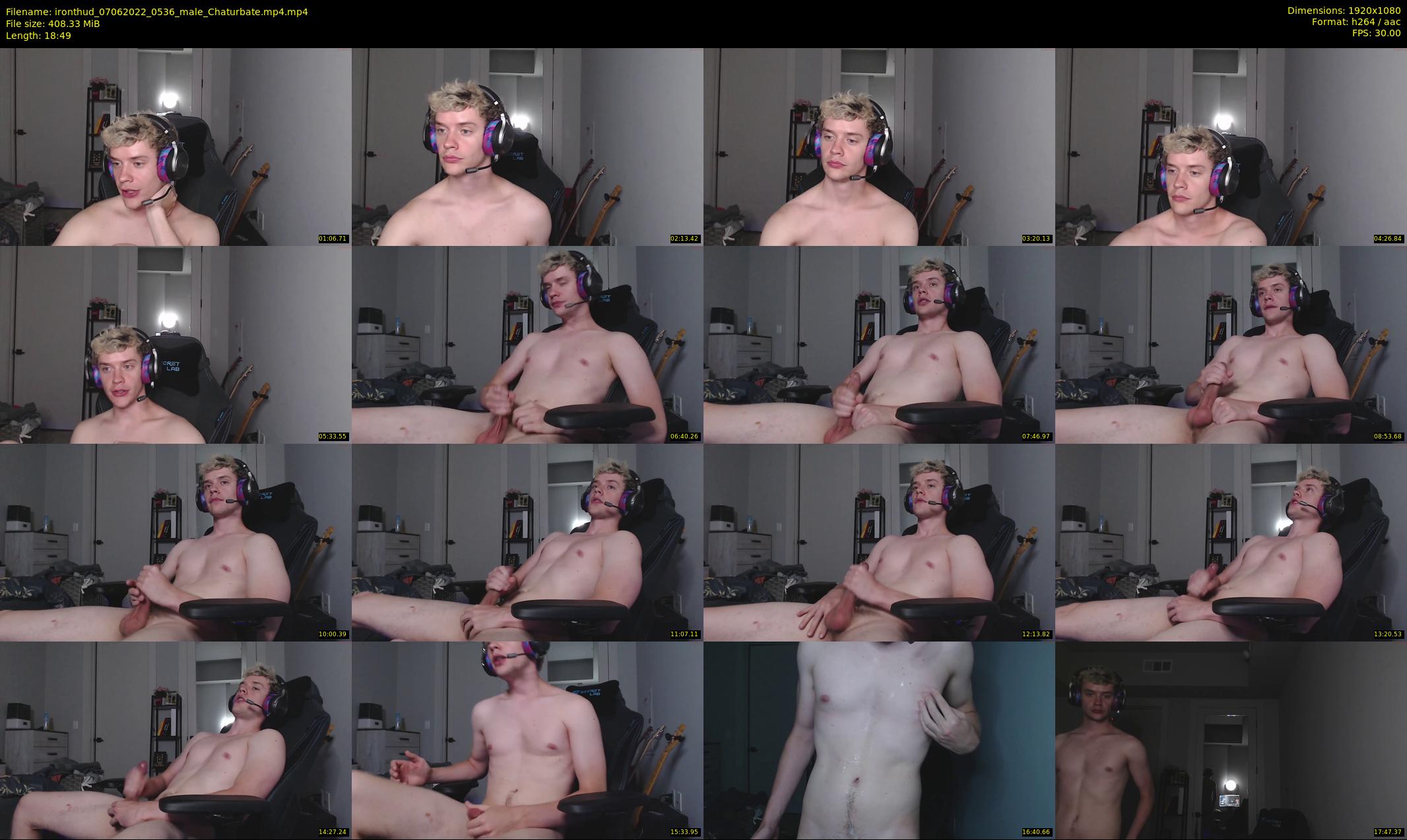 ironthud — 19 minute Chaturbate male cam show recording, 1080p, Jun 7, 2022