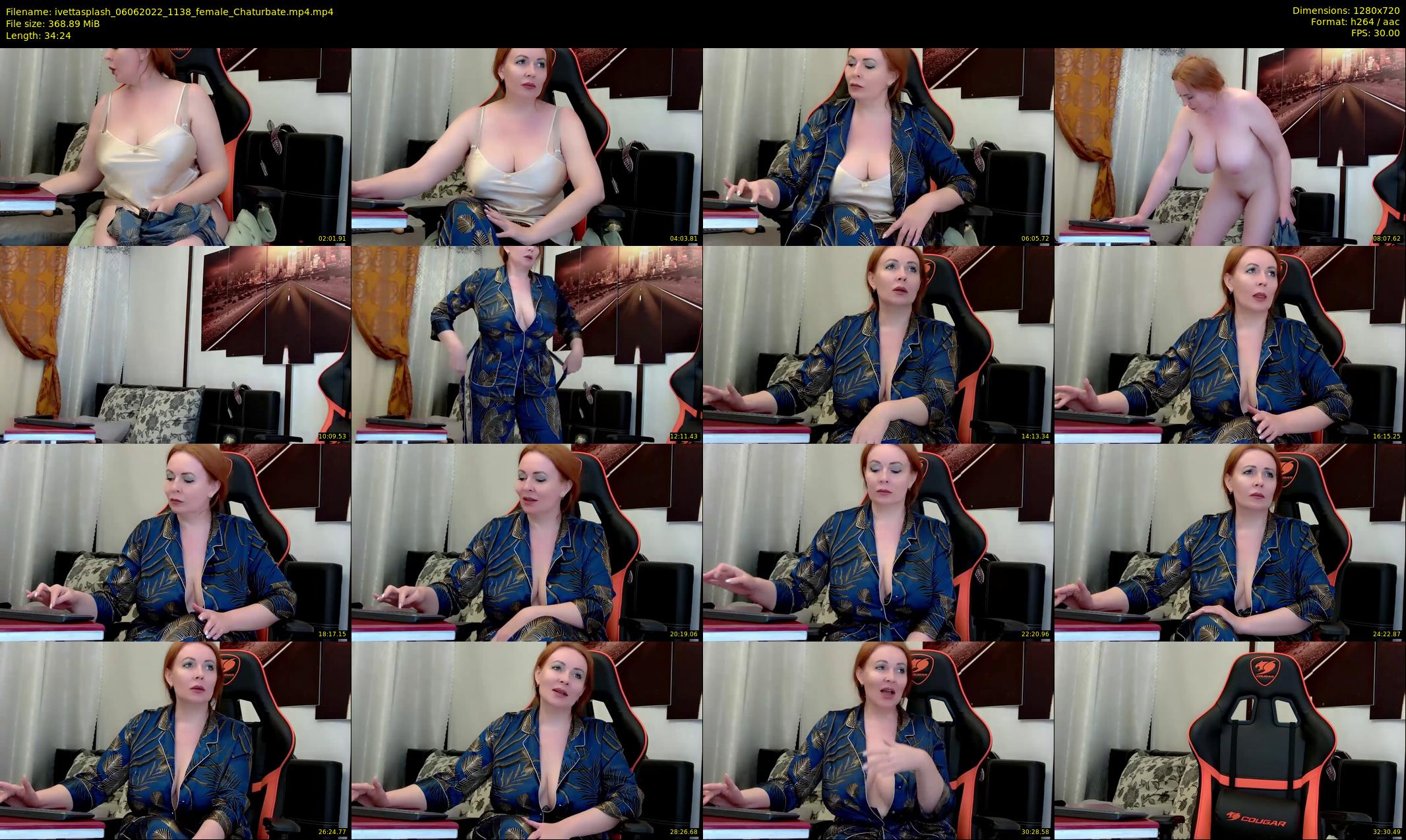 ivettasplash — 35 minute Chaturbate female cam show recording, 720p, Jun 6, 2022