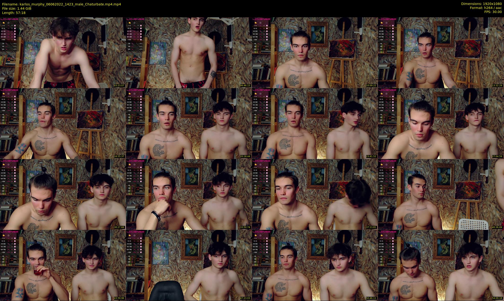 karlos_murphy — 58 minute Chaturbate male cam show recording, 1080p, Jun 6, 2022