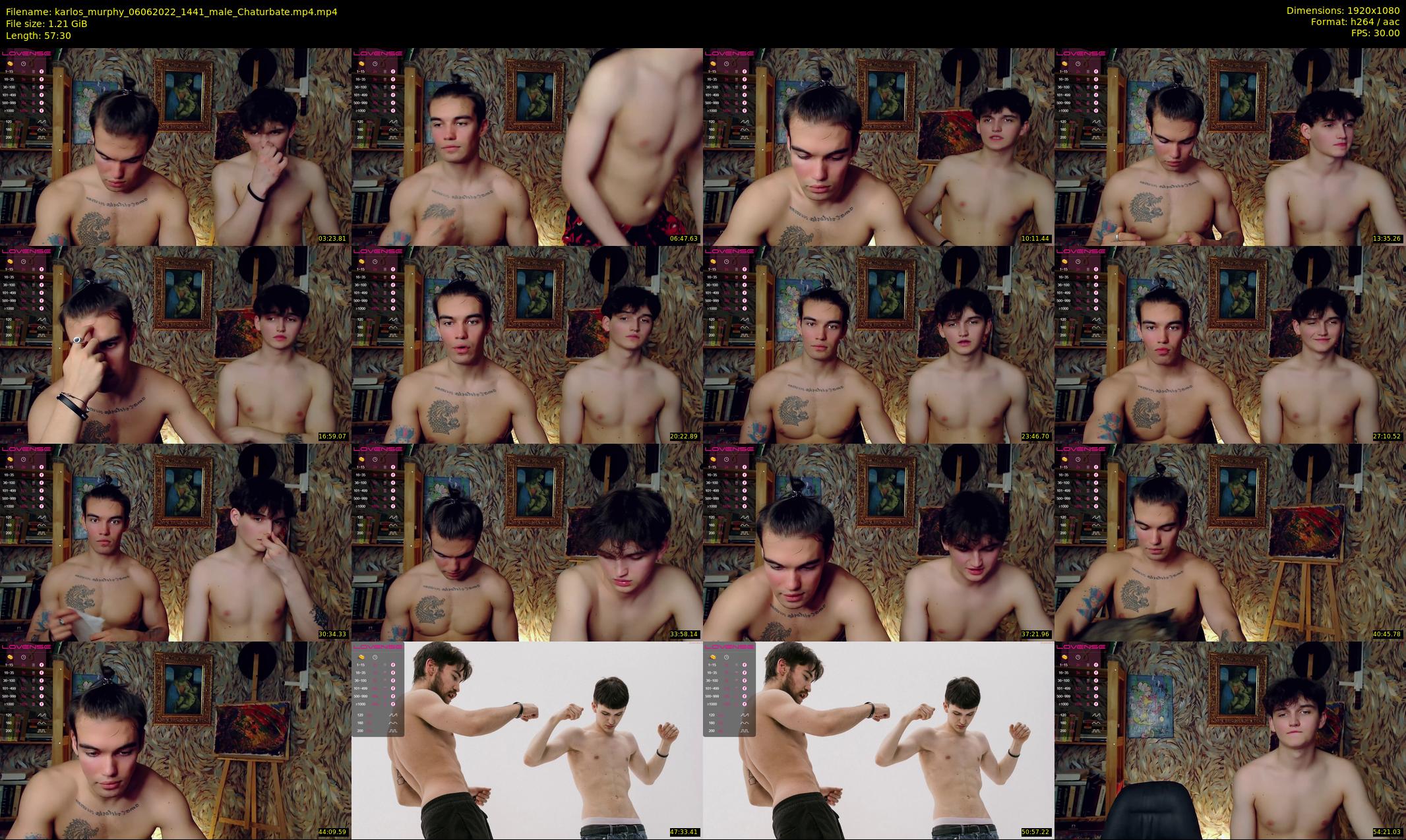 karlos_murphy — 58 minute Chaturbate male cam show recording, 1080p, Jun 6, 2022