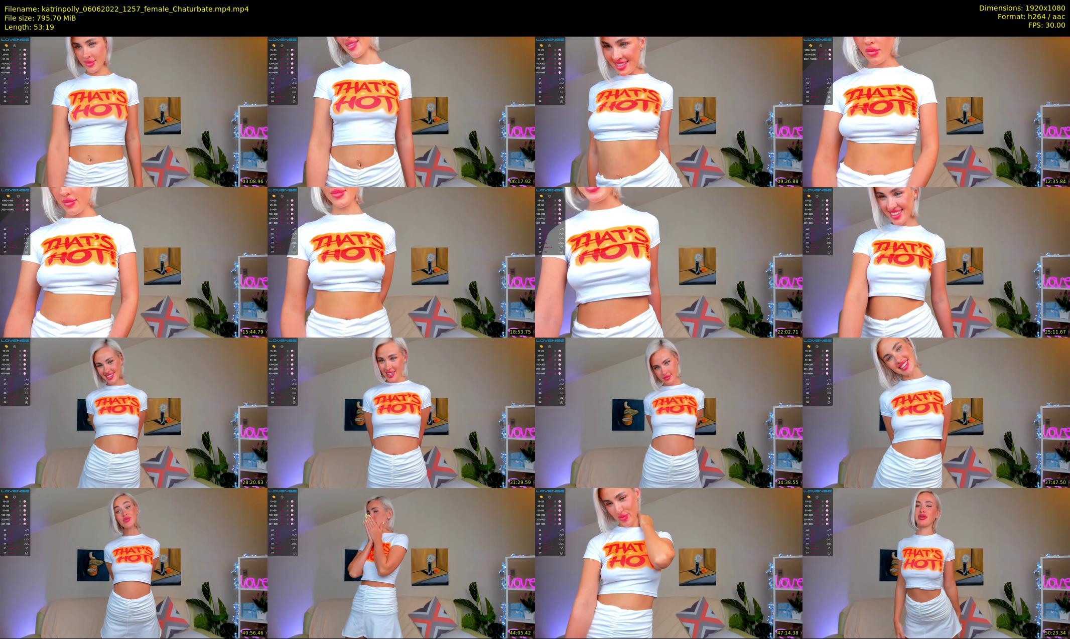 katrinpolly — 54 minute Chaturbate couple cam show recording, 1080p, Jun 6, 2022