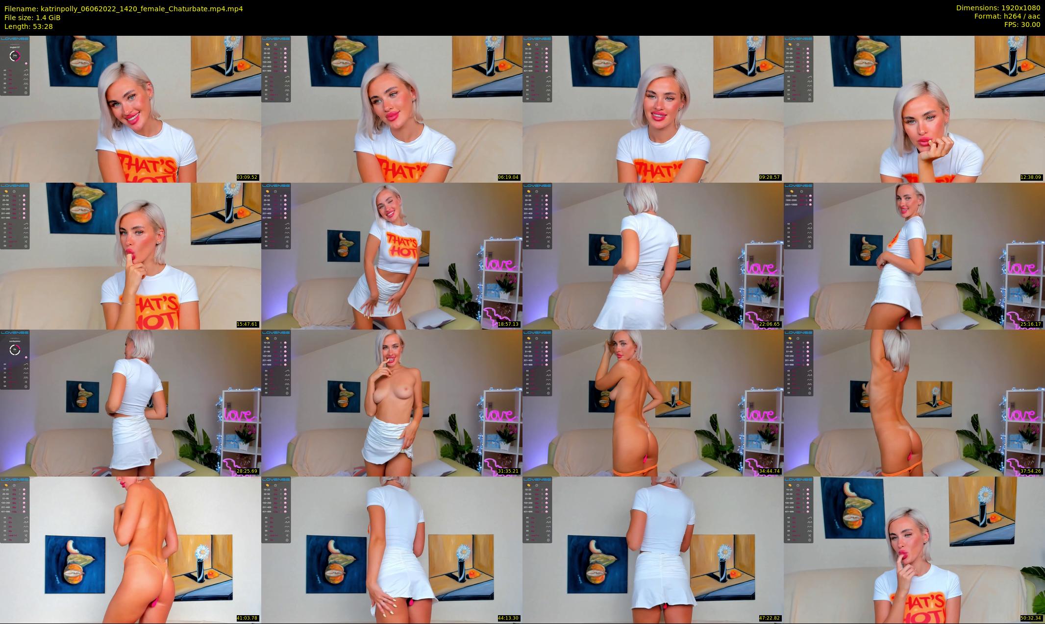 katrinpolly — 54 minute Chaturbate couple cam show recording, 1080p, Jun 6, 2022