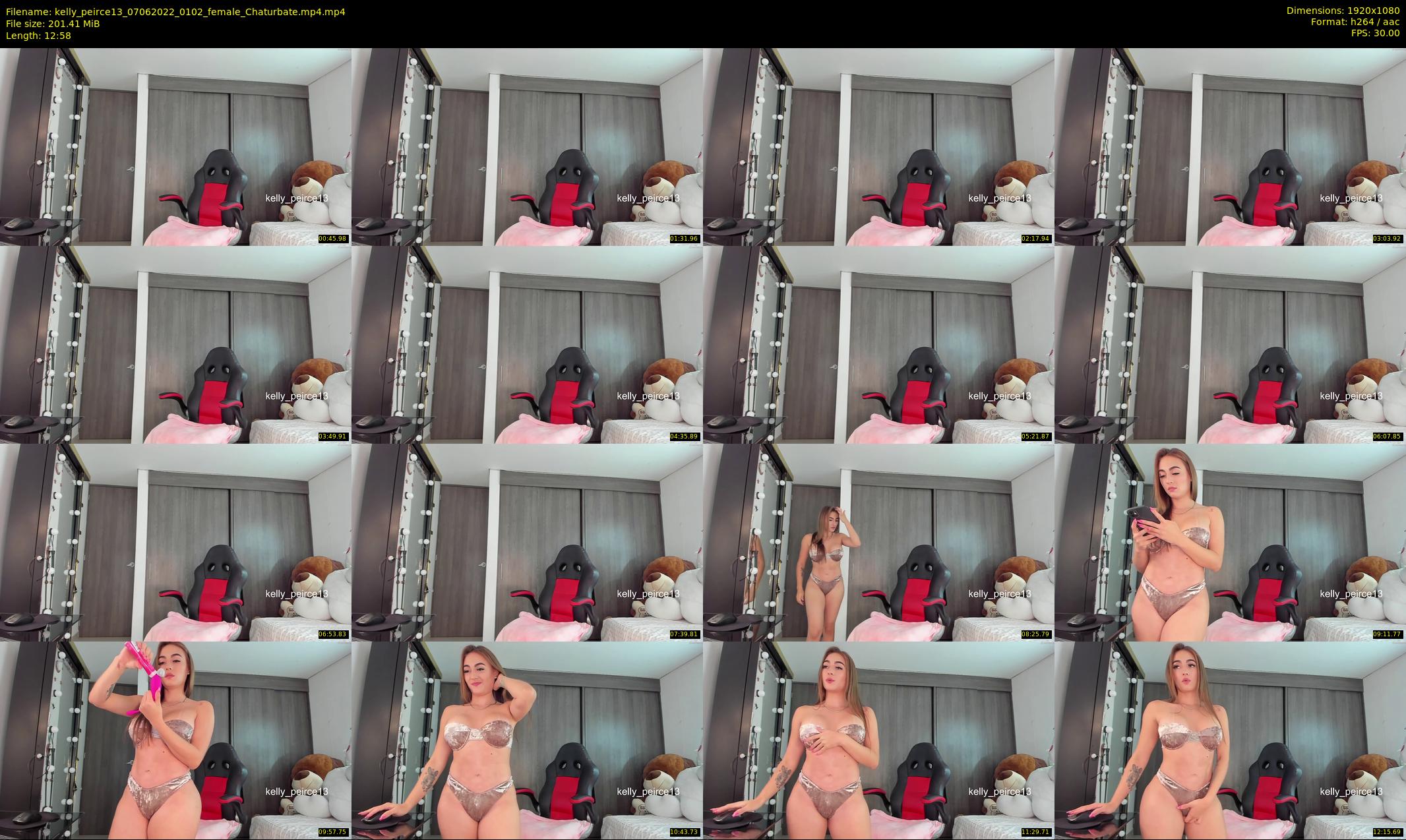 kelly_peirce13 — 13 minute Chaturbate female cam show recording, 1080p, Jun 7, 2022
