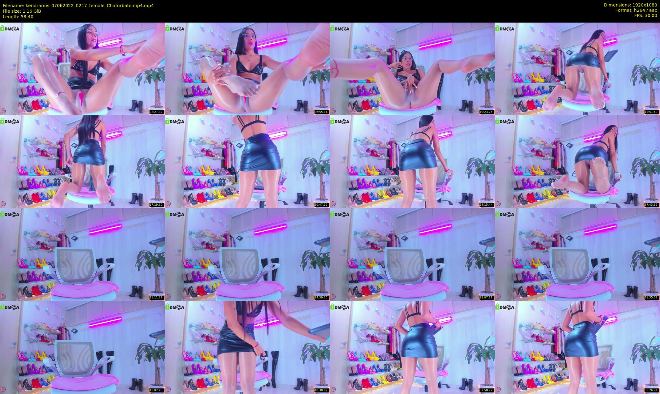 kendrarios — 59 minute Chaturbate female cam show recording, 1080p, Jun 7, 2022