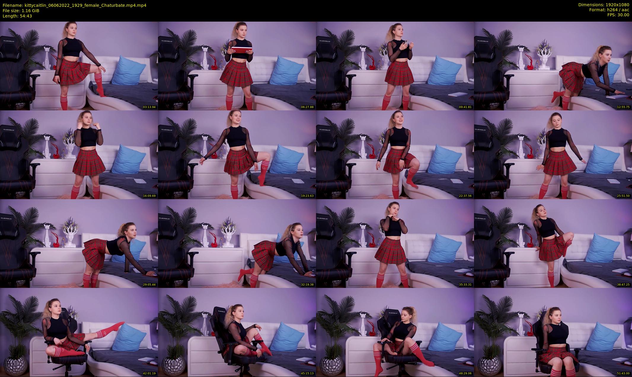 kittycaitlin — 55 minute Chaturbate female cam show recording, 1080p, Jun 6, 2022