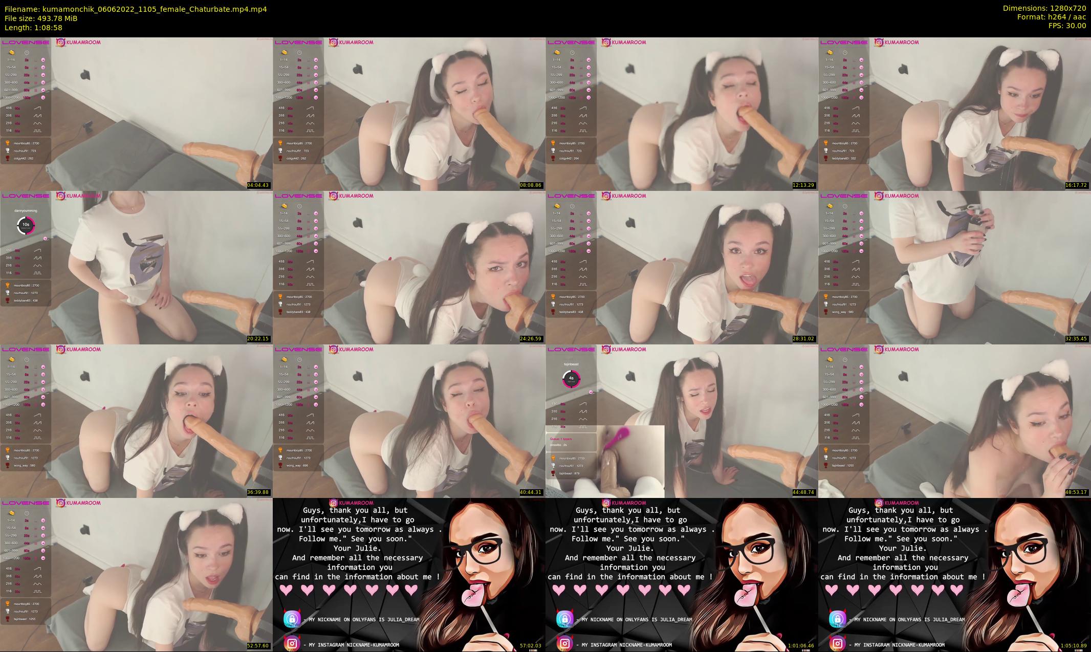 kumamonchik — 69 minute Chaturbate couple cam show recording, 720p, Jun 6, 2022
