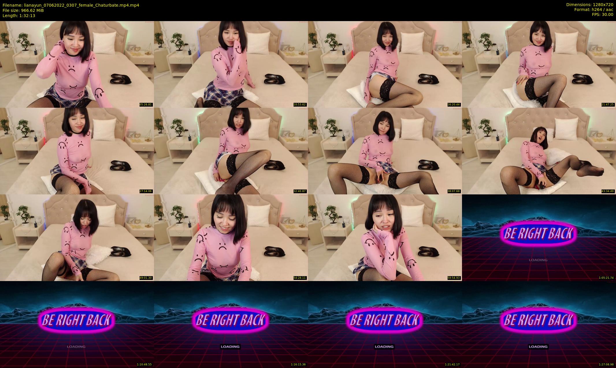 lianayun — 93 minute Chaturbate female cam show recording, 720p, Jun 7, 2022