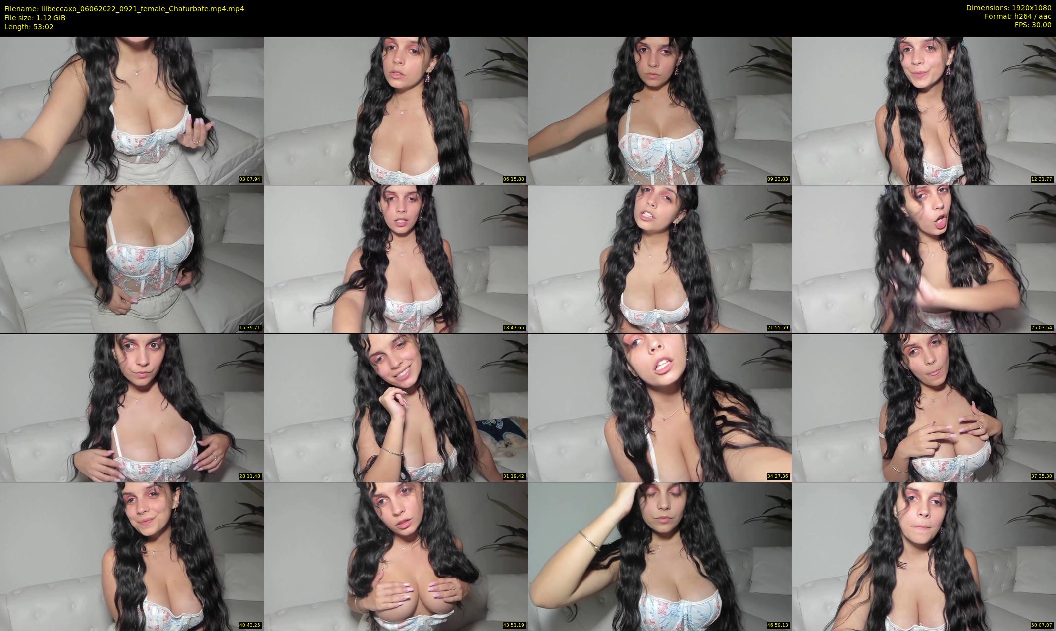 lilbeccaxo — 54 minute Chaturbate female cam show recording, 1080p, Jun 6, 2022