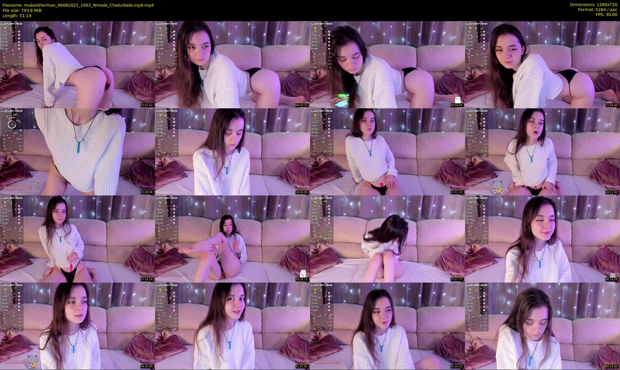 mabelsherman — 52 minute Chaturbate couple cam show recording, 720p, Jun 6, 2022