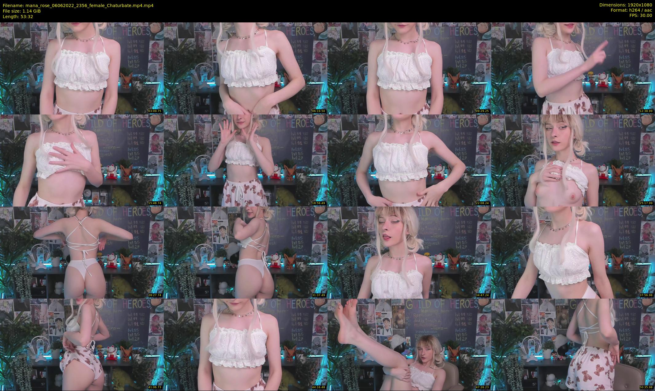 mana_rose — 54 minute Chaturbate female cam show recording, 1080p, Jun 6, 2022
