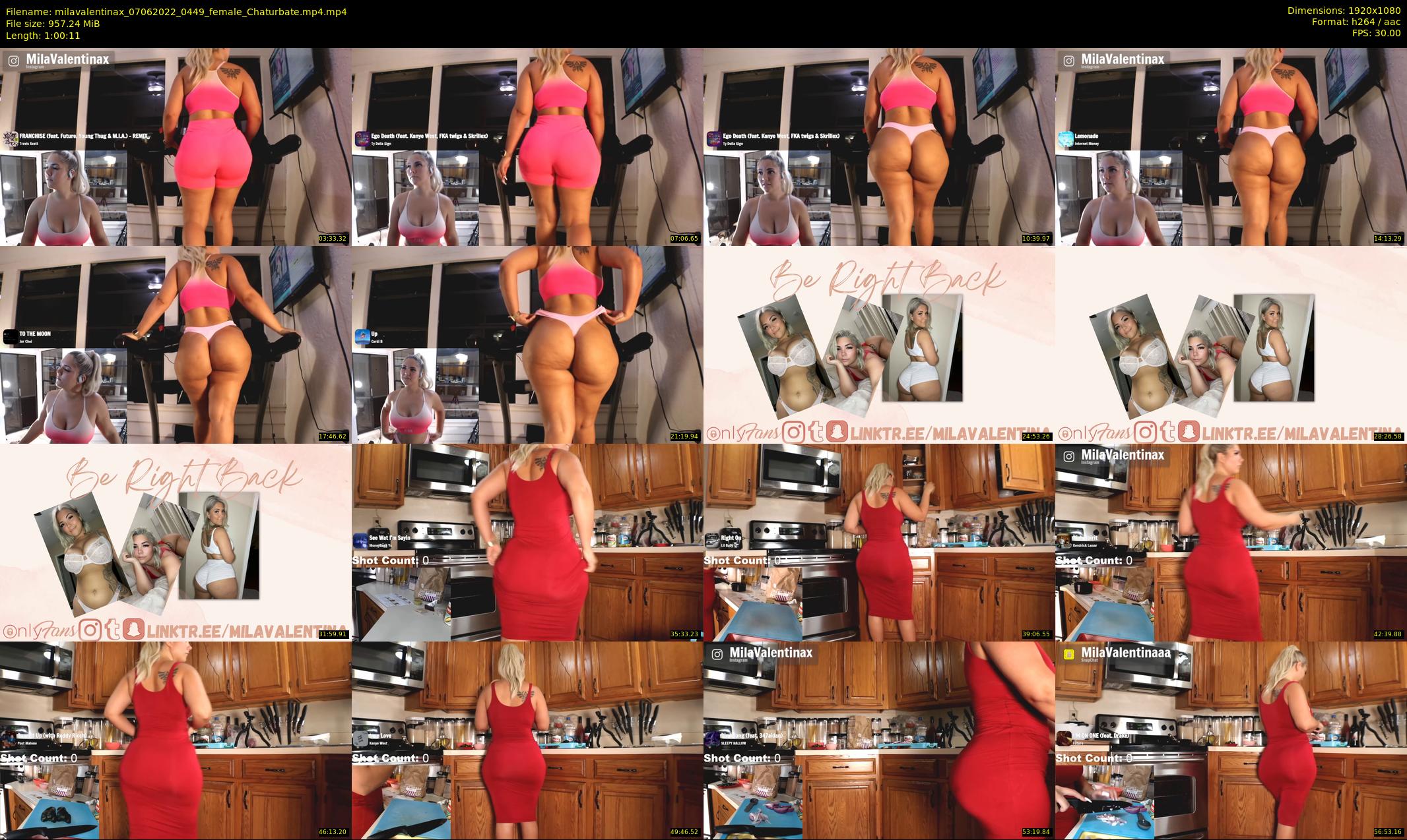 milavalentinax — 61 minute Chaturbate female cam show recording, 1080p, Jun 7, 2022