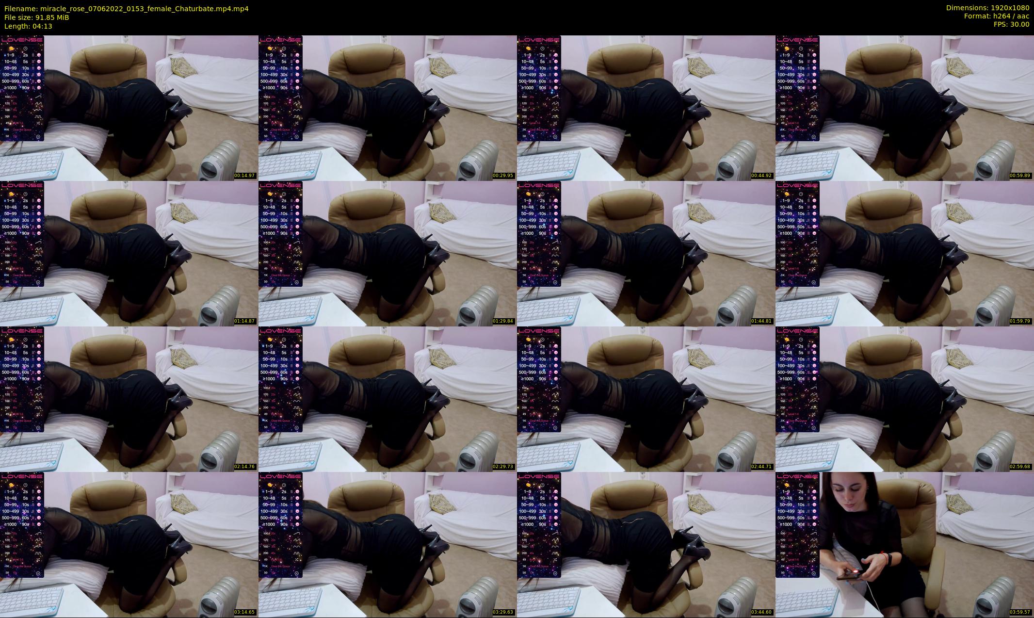 miracle_rose — 5 minute Chaturbate female cam show recording, 1080p, Jun 7, 2022