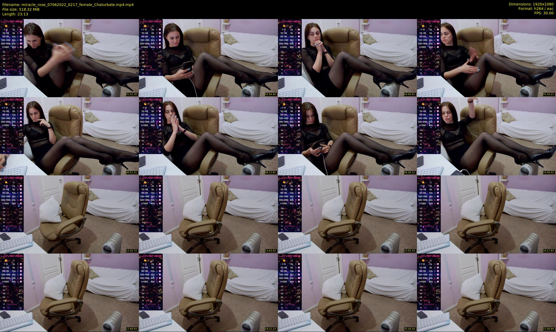 miracle_rose — 24 minute Chaturbate female cam show recording, 1080p, Jun 7, 2022