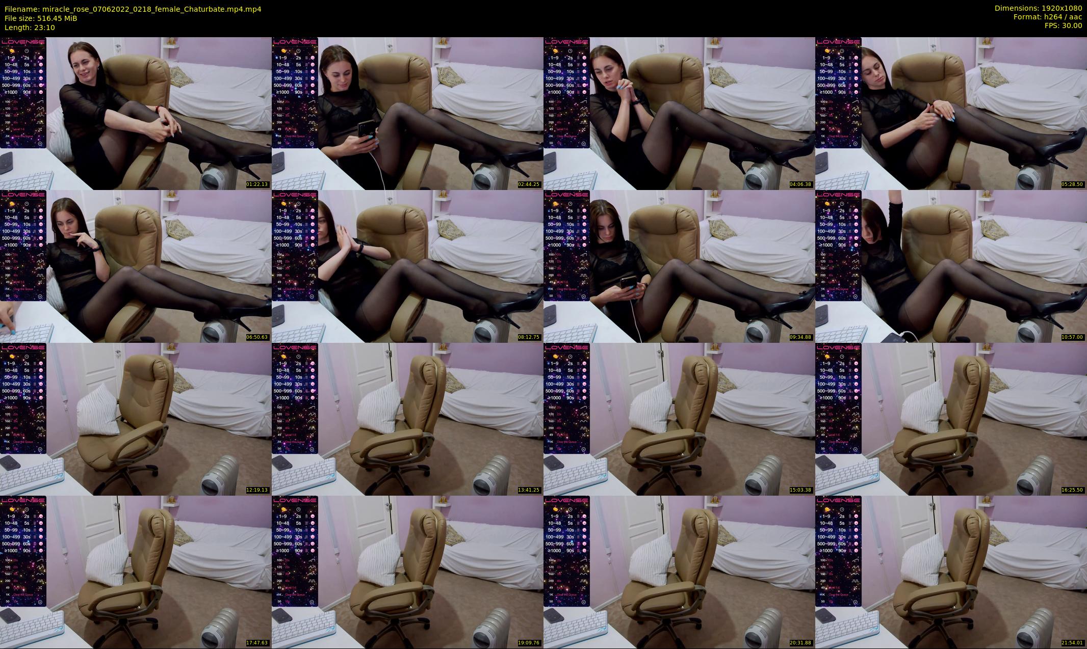 miracle_rose — 24 minute Chaturbate female cam show recording, 1080p, Jun 7, 2022